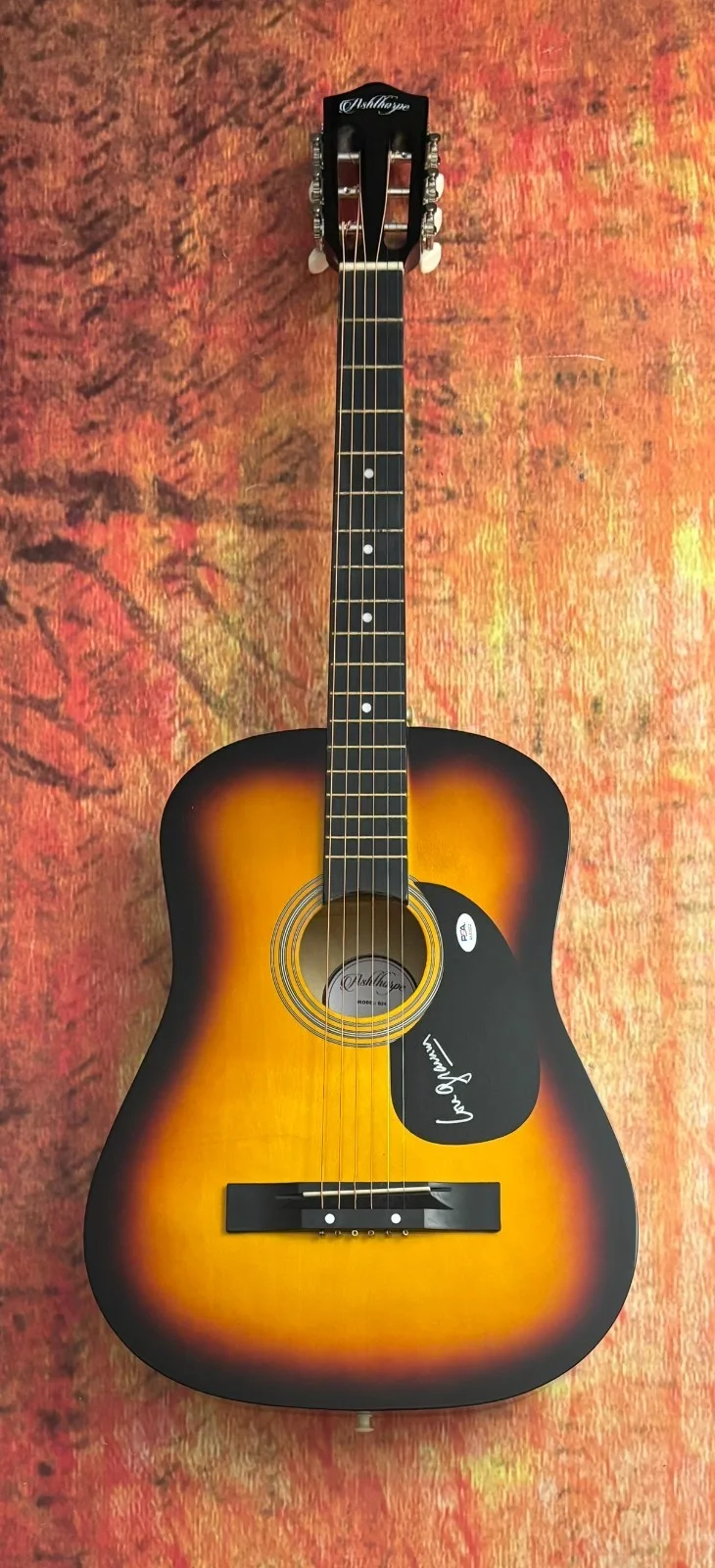 PSA Foreigner Band Ready or Not * LOU GRAMM * Signed Acoustic Guitar COA, изображение 2