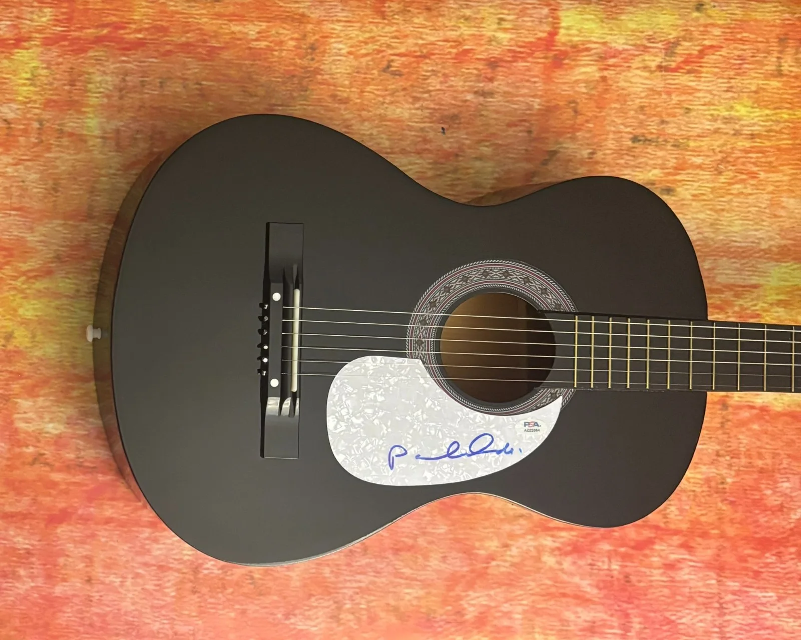 PSA I Don't Want to Wait Singer * PAULA COLE * Signed Acoustic Guitar PROOF COA, image 3