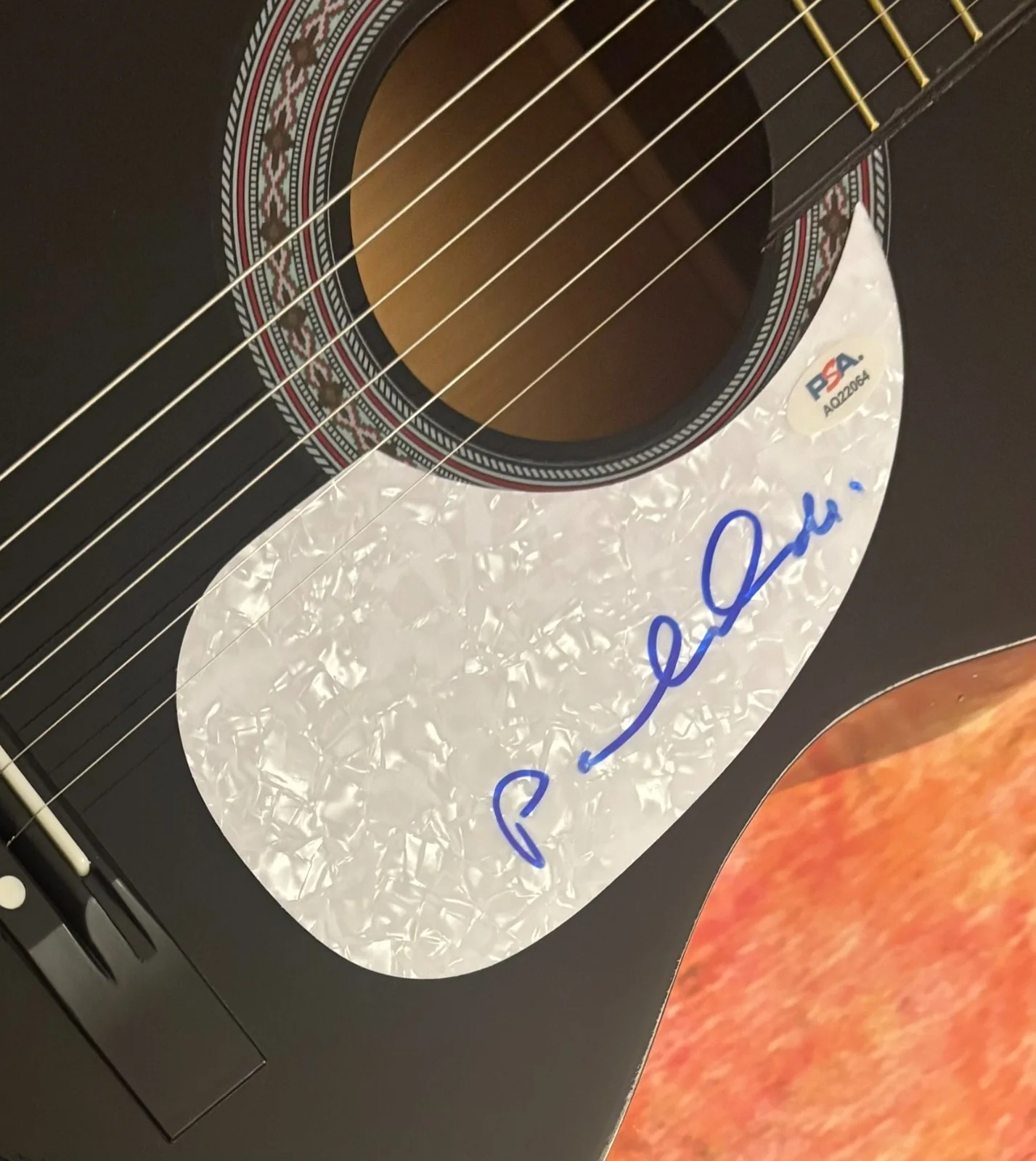 PSA I Don't Want to Wait Singer * PAULA COLE * Signed Acoustic Guitar PROOF COA, image 5