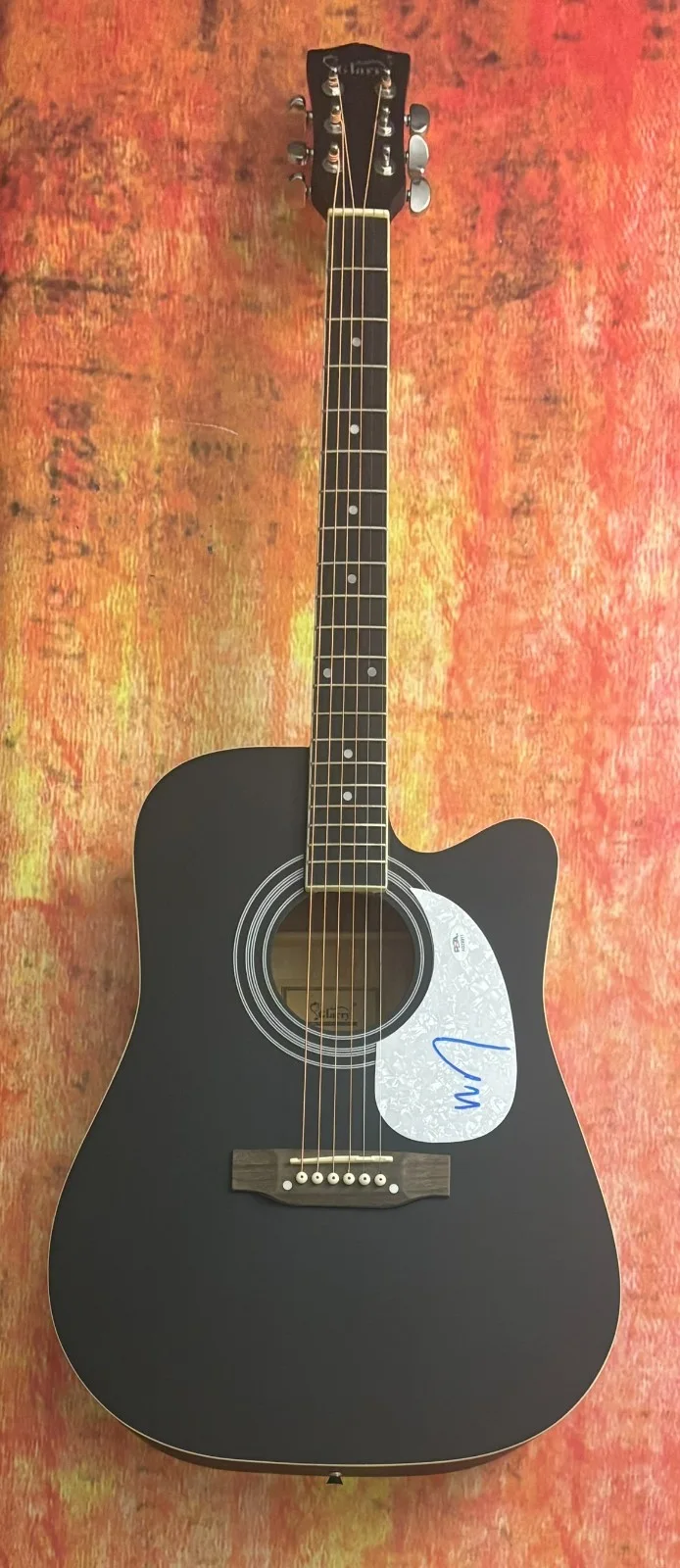 PSA The Lumineers Band * WESLEY SCHULTZ * Signed 41" Acoustic Guitar COA, изображение 3