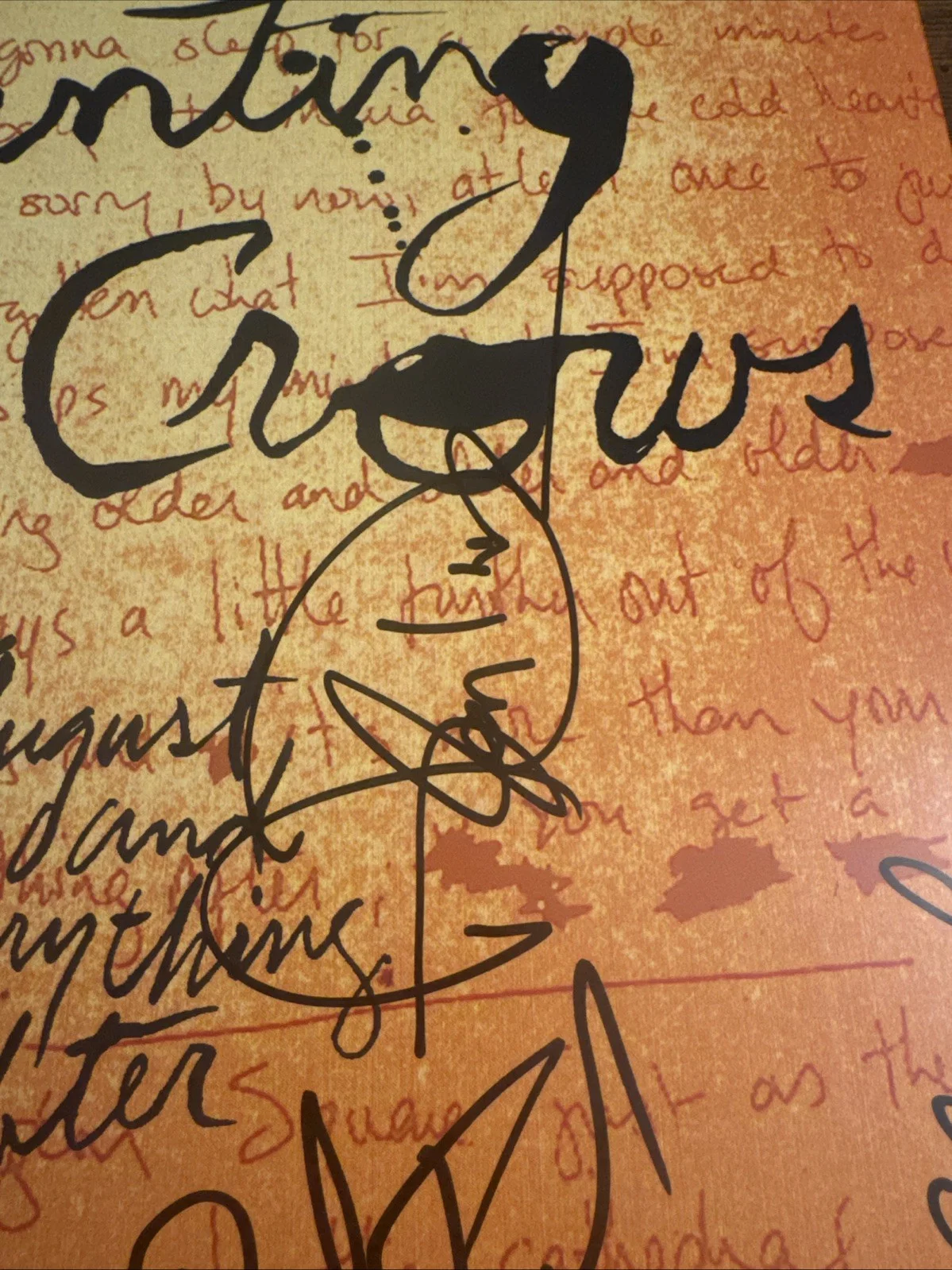 Adam Duritz Signed 6 COUNTING CROWS August and Everything After Vinyl Album Coa, image 4