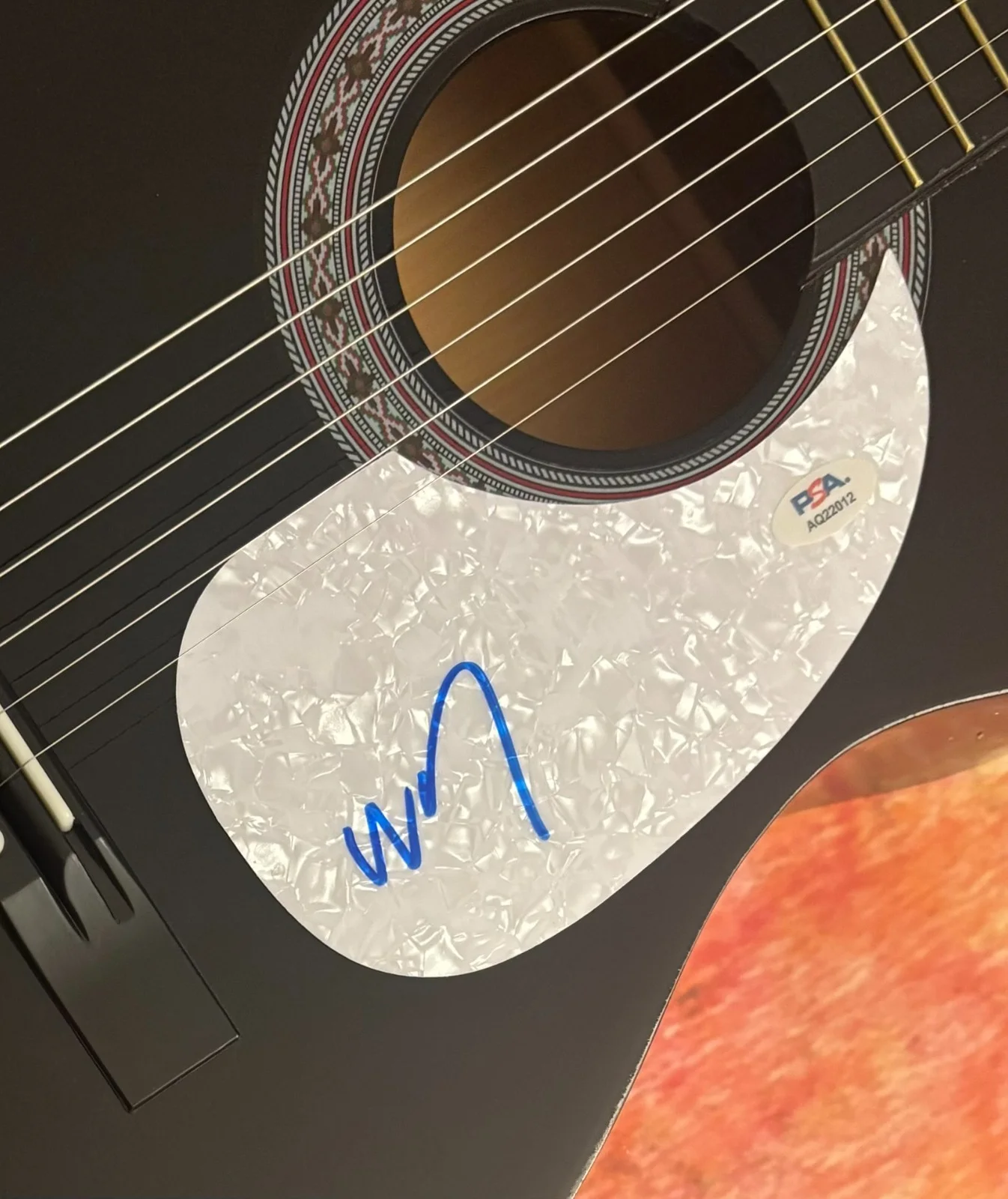 PSA The Lumineers Band Singer * WESLEY SCHULTZ * Signed Acoustic Guitar COA, image 3