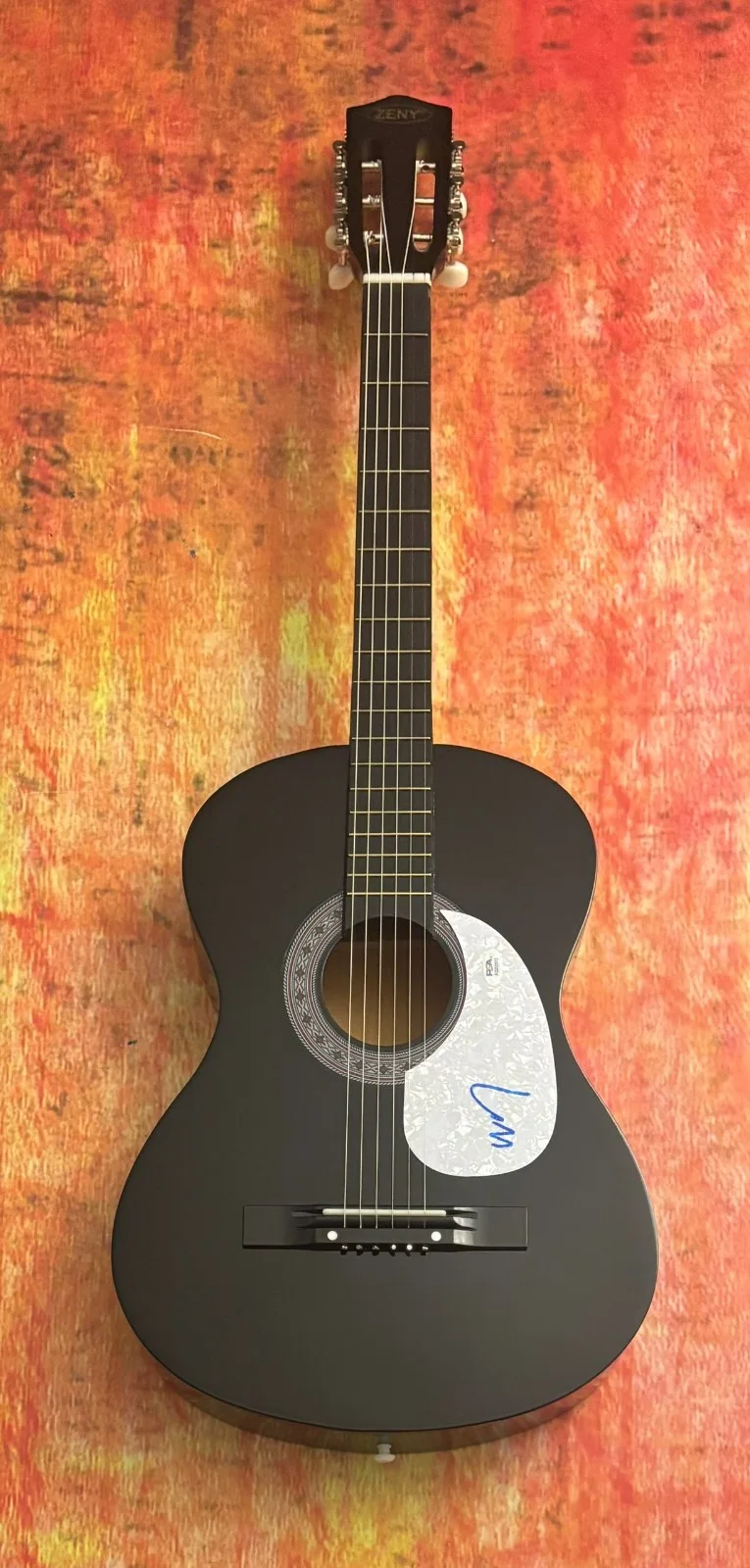 PSA The Lumineers Band Singer * WESLEY SCHULTZ * Signed Acoustic Guitar COA, image 4