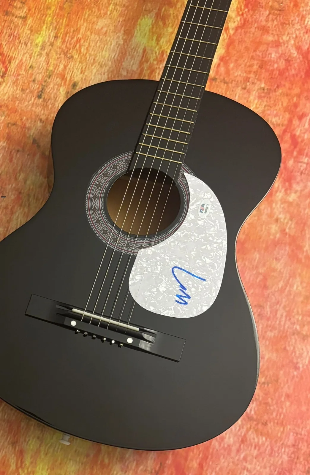 PSA The Lumineers Band Singer * WESLEY SCHULTZ * Signed Acoustic Guitar COA, image 5