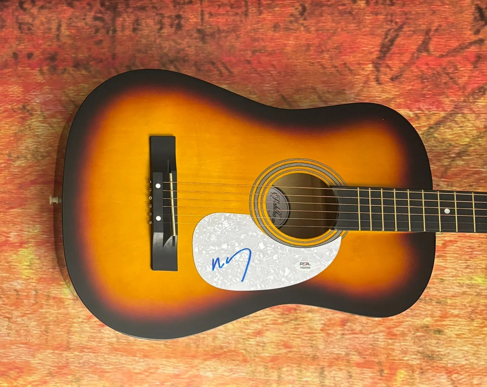 PSA The Lumineers Band Singer * WESLEY SCHULTZ * Signed Acoustic Guitar COA, image 2