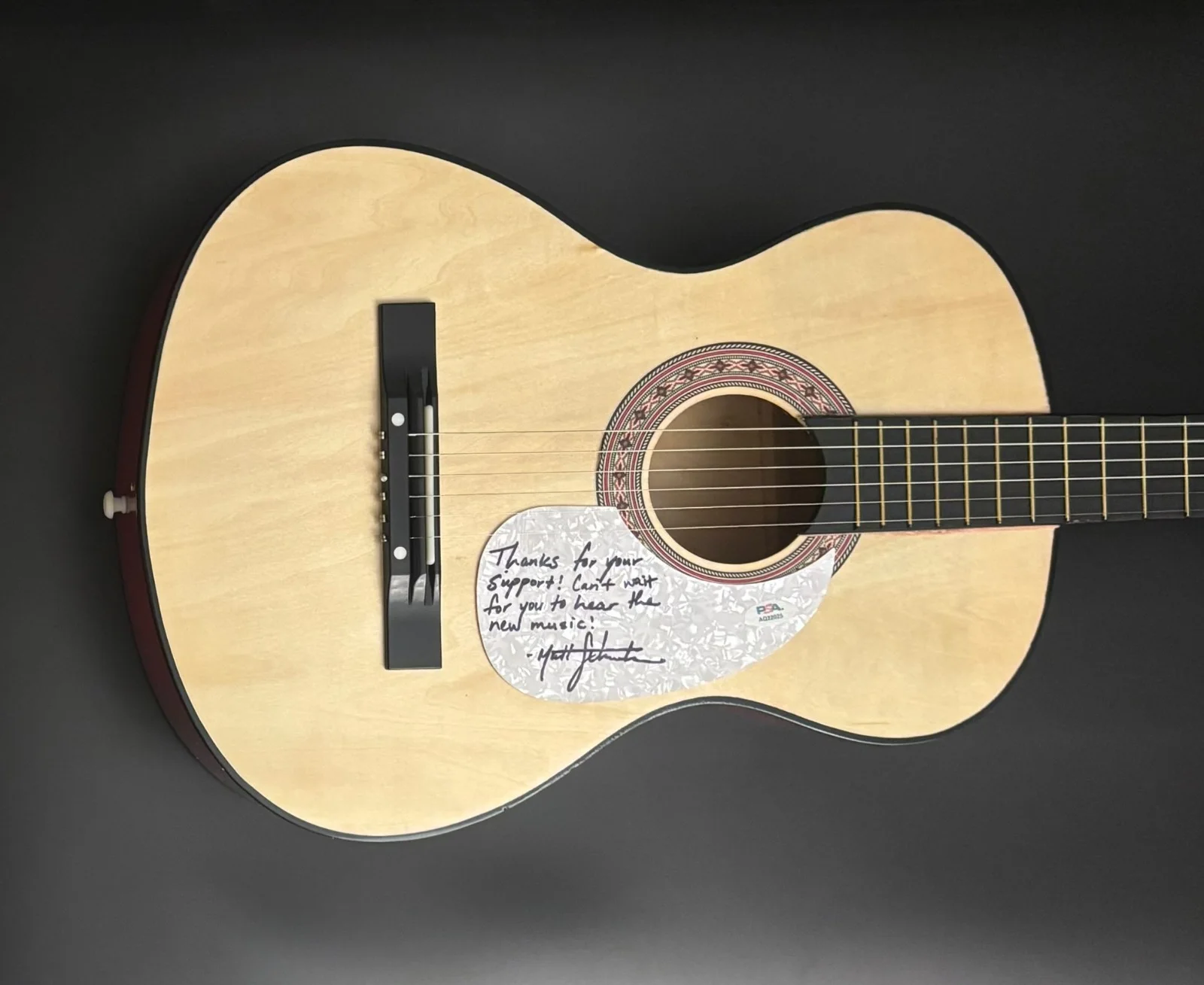 PSA Vienna Country Singer * MATT SCHUSTER * Signed Acoustic Guitar COA, изображение 2