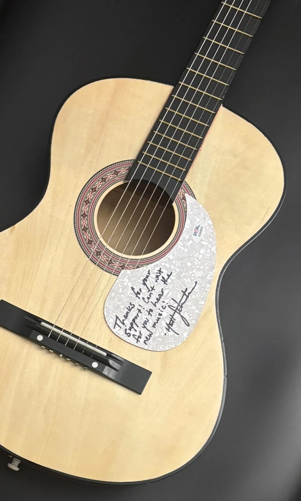 PSA Vienna Country Singer * MATT SCHUSTER * Signed Acoustic Guitar COA, изображение 4