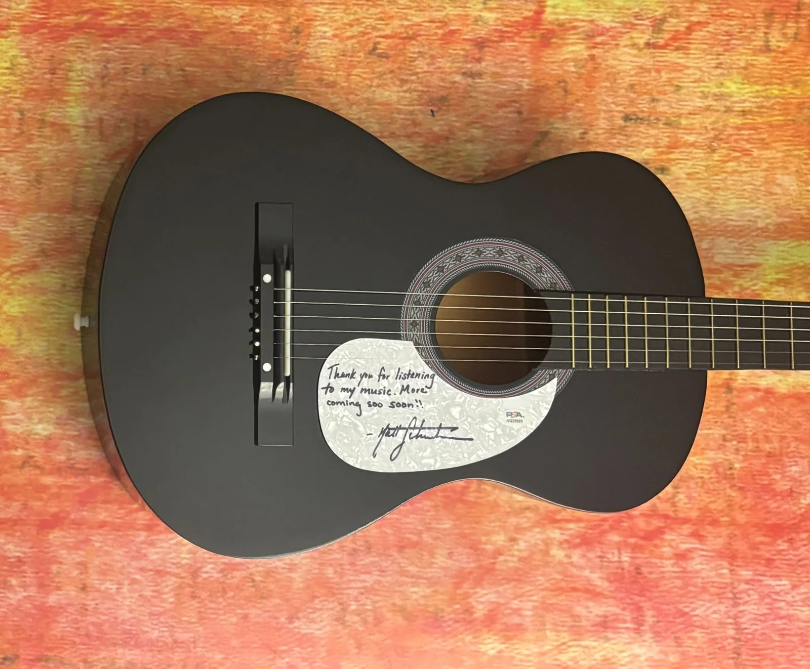 PSA Vienna Country Singer * MATT SCHUSTER * Signed Acoustic Guitar COA, изображение 5