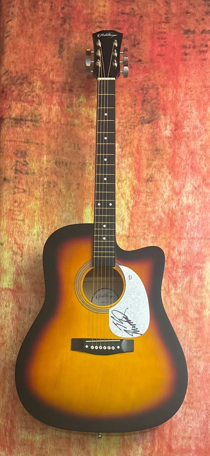 PSA I Loved 'Em Every One * T.G. SHEPPARD * Signed 41" Acoustic Guitar COA, изображение 3