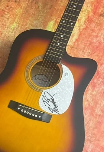 PSA I Loved 'Em Every One * T.G. SHEPPARD * Signed 41" Acoustic Guitar COA, изображение 4