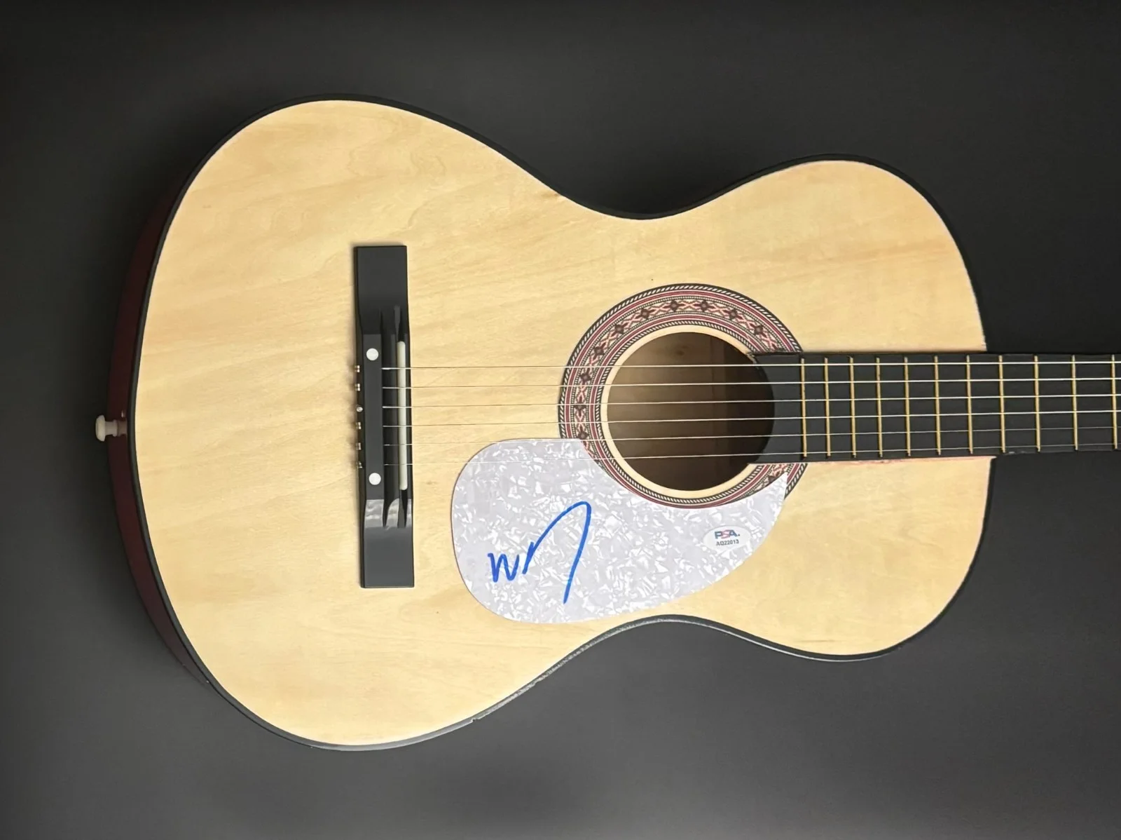 PSA The Lumineers Band Singer * WESLEY SCHULTZ * Signed Acoustic Guitar COA, image 2