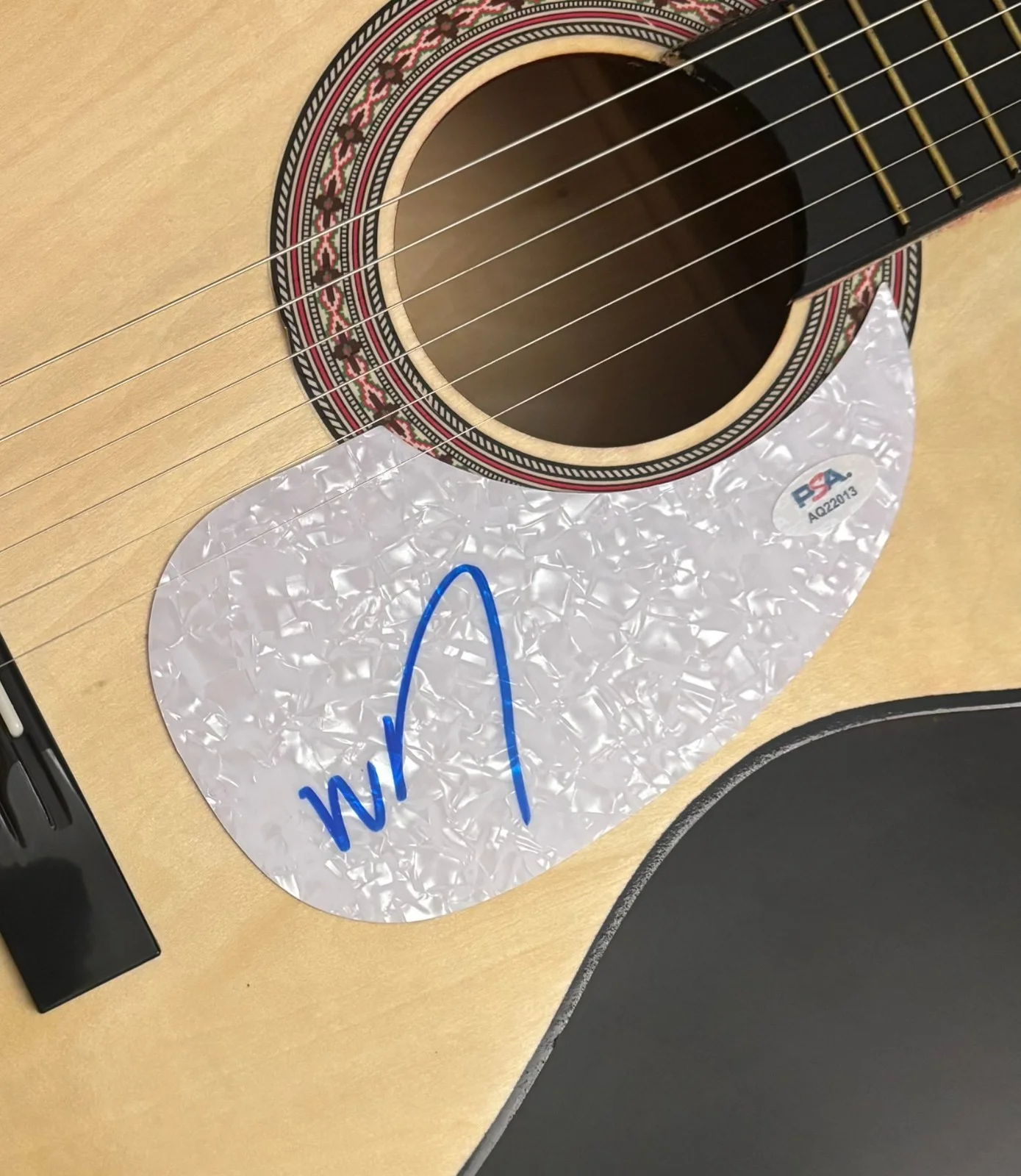 PSA The Lumineers Band Singer * WESLEY SCHULTZ * Signed Acoustic Guitar COA, image 5