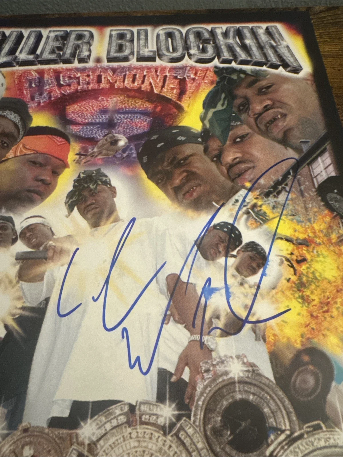 LIL WAYNE SIGNED Baller Blockin VINYL RECORD LP AUTOGRAPH Beckett Coa Cash Money, изображение 3