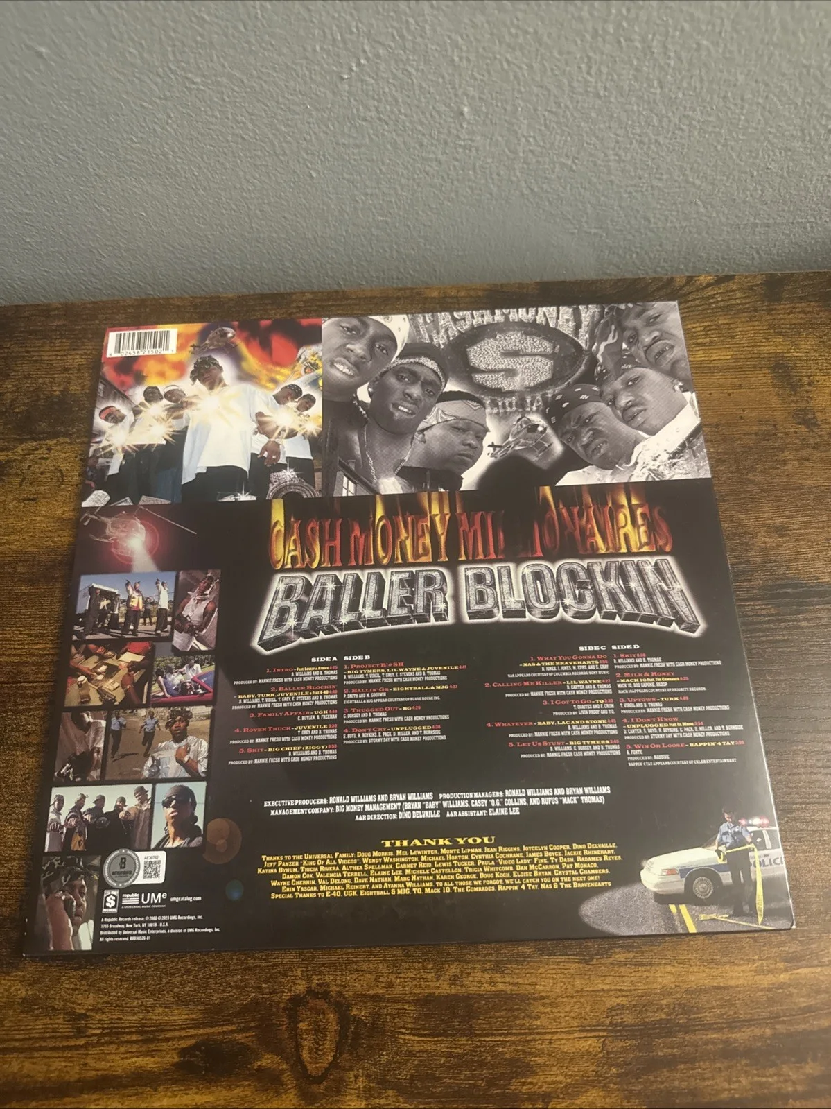 LIL WAYNE SIGNED Baller Blockin VINYL RECORD LP AUTOGRAPH Beckett Coa Cash Money, изображение 4