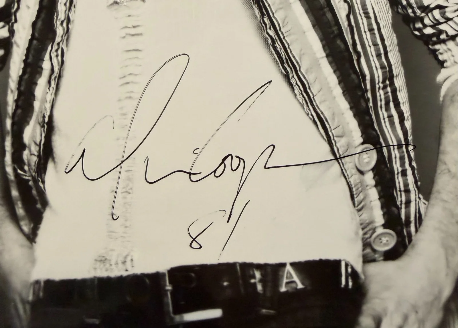 Alice Cooper Signed 1980 Promo Photo JSA COA Warner Bros. Jonathan Exley Music, image 2