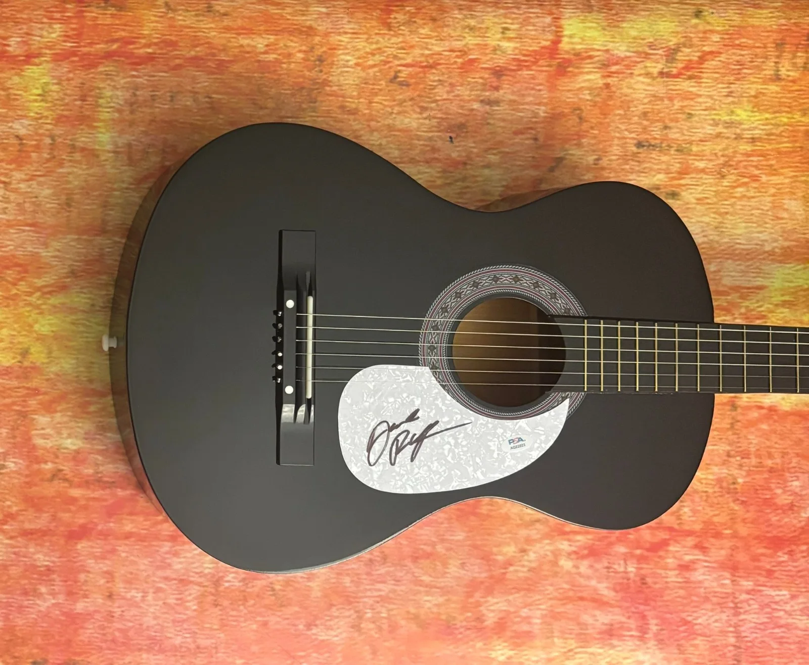 PSA American Idol Winner * JAMAL ROBERTS * Signed Acoustic Guitar COA, изображение 2