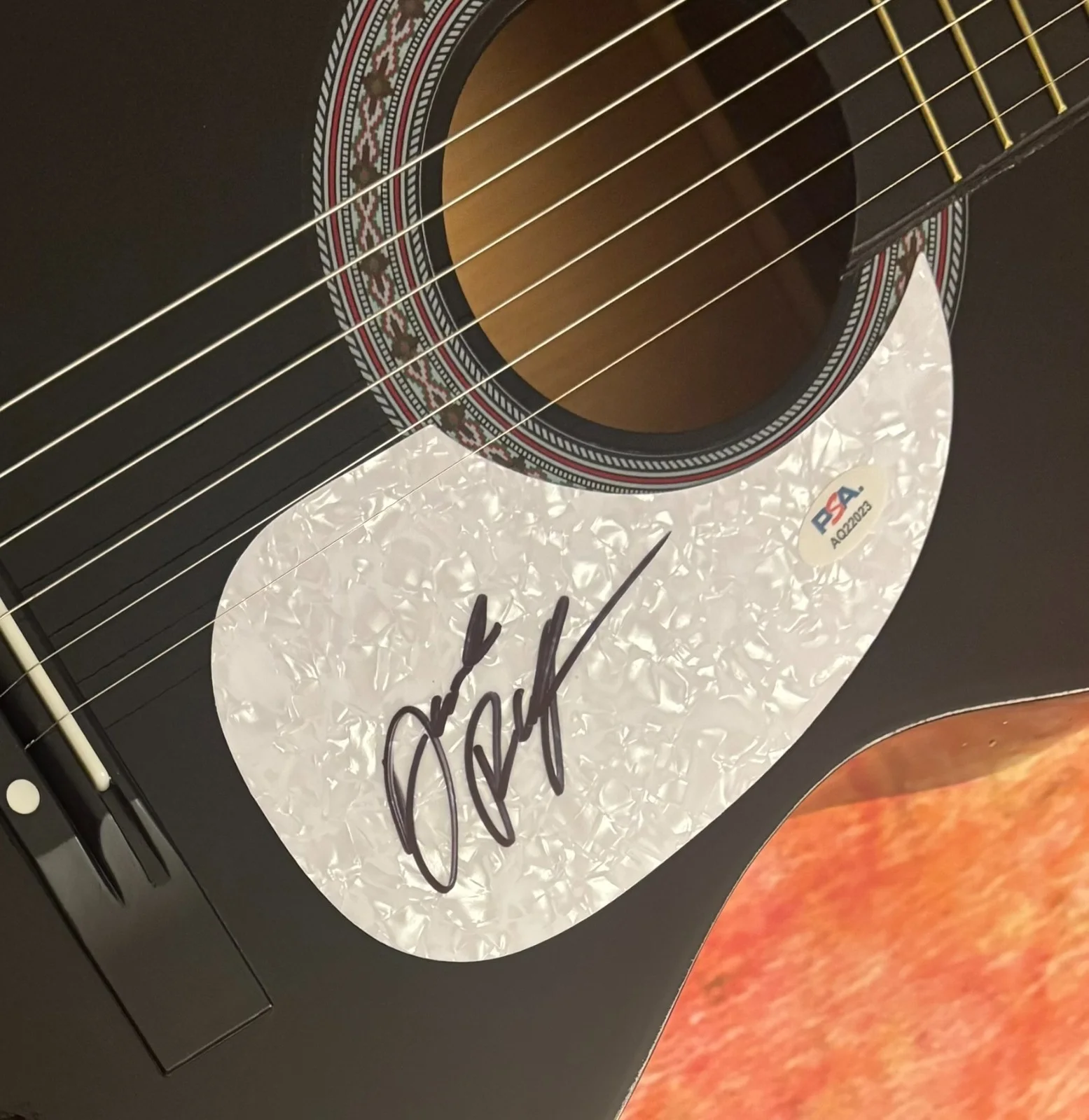 PSA American Idol Winner * JAMAL ROBERTS * Signed Acoustic Guitar COA, изображение 3