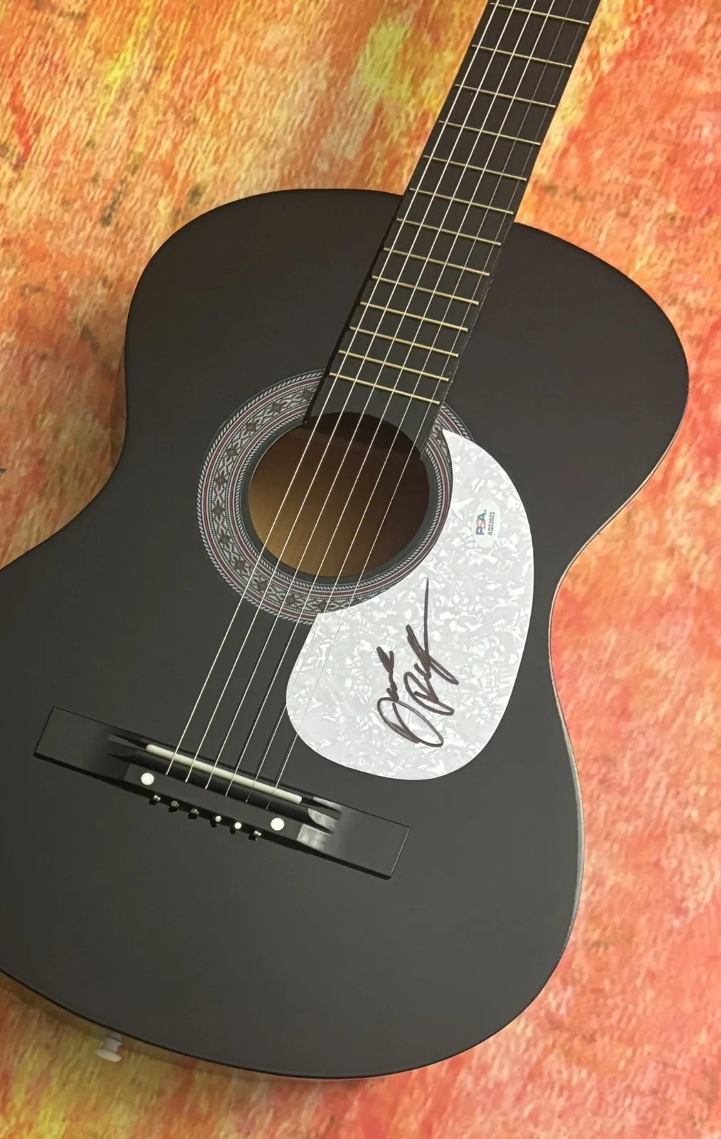 PSA American Idol Winner * JAMAL ROBERTS * Signed Acoustic Guitar COA, изображение 5