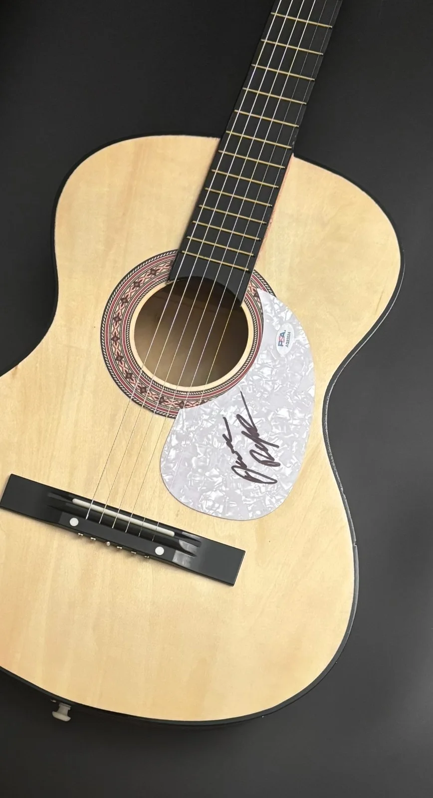 PSA American Idol Winner * JAMAL ROBERTS * Signed Acoustic Guitar COA, image 4