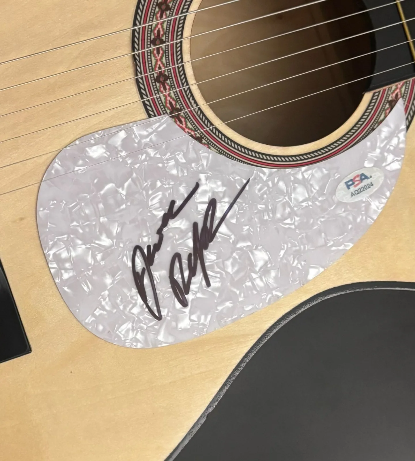 PSA American Idol Winner * JAMAL ROBERTS * Signed Acoustic Guitar COA, image 5