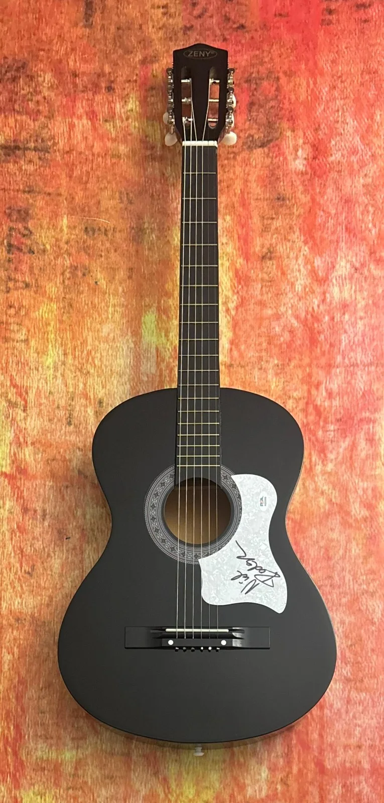 PSA Chic Band Guitarist * NILE RODGERS * Signed Acoustic Guitar COA, image 2