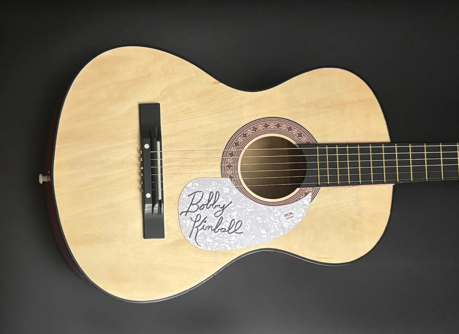 PSA Toto Band Africa Singer * BOBBY KIMBALL * Signed Acoustic Guitar COA, изображение 4