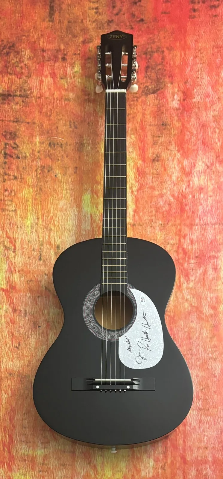 PSA The Reverend Horton Heat * JIM HEATH * Signed Acoustic Guitar COA, изображение 4
