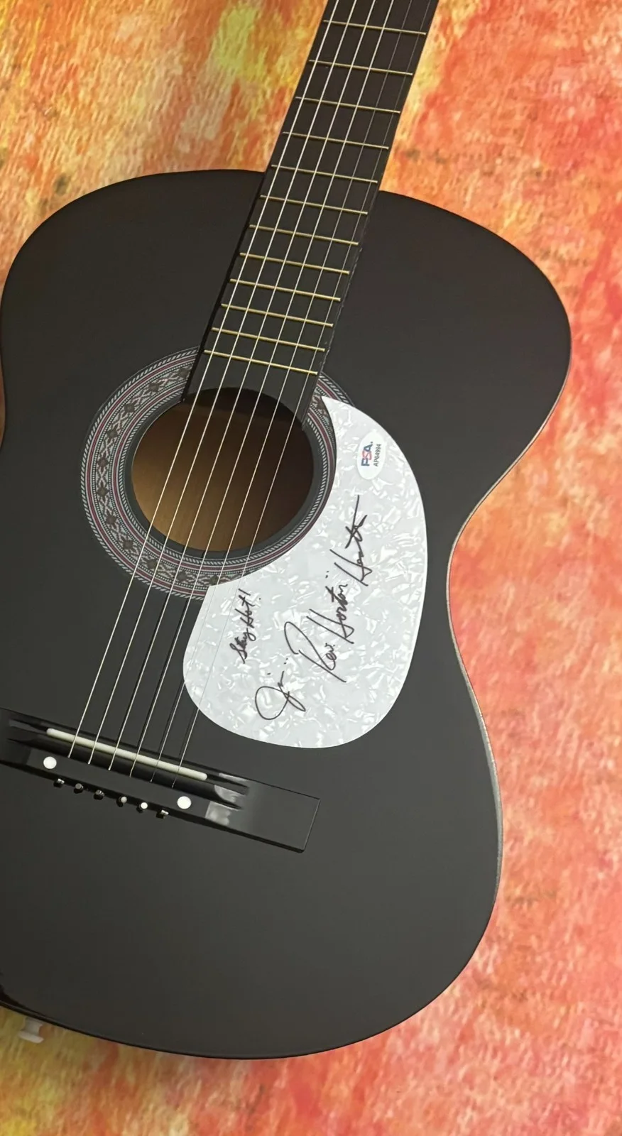 PSA The Reverend Horton Heat * JIM HEATH * Signed Acoustic Guitar COA, изображение 5