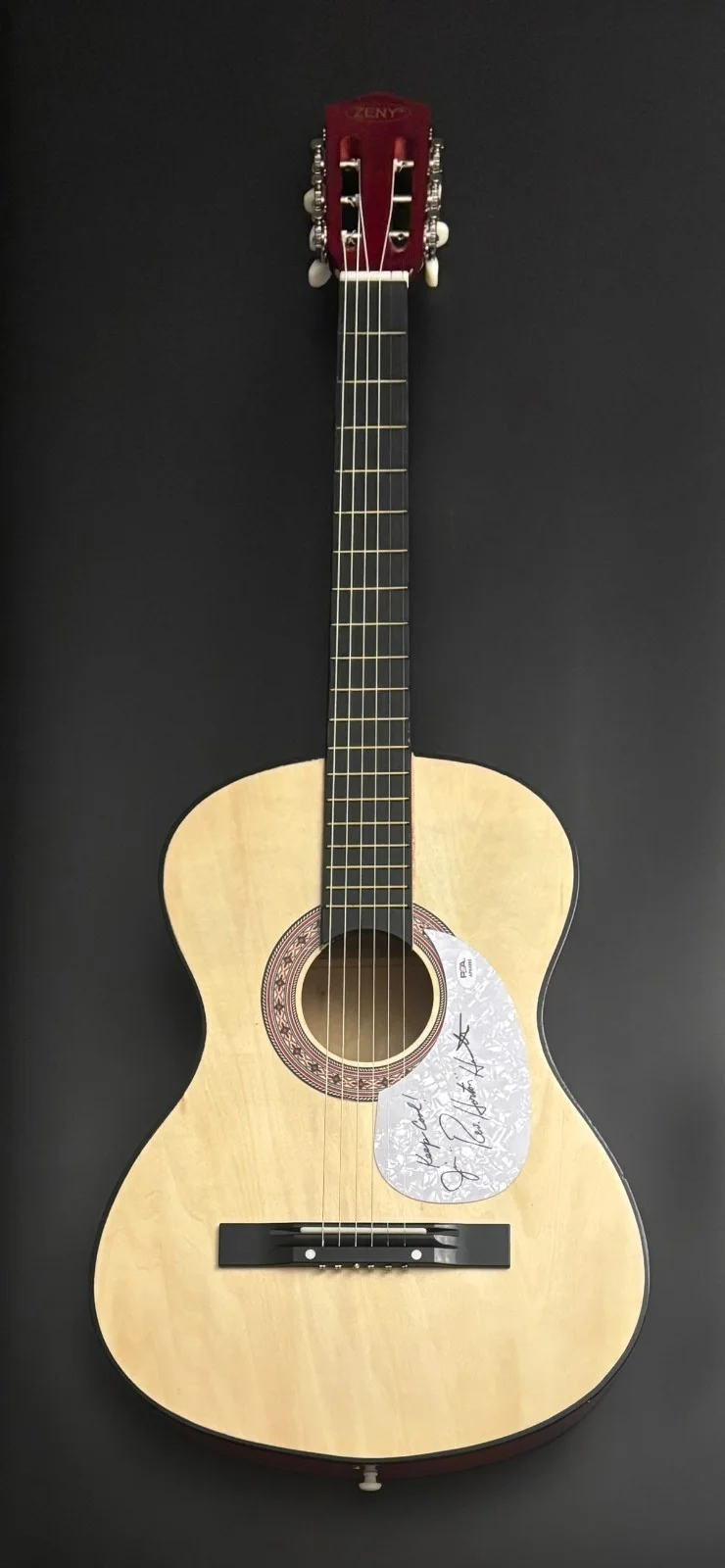 PSA The Reverend Horton Heat * JIM HEATH * Signed Acoustic Guitar COA, image 3