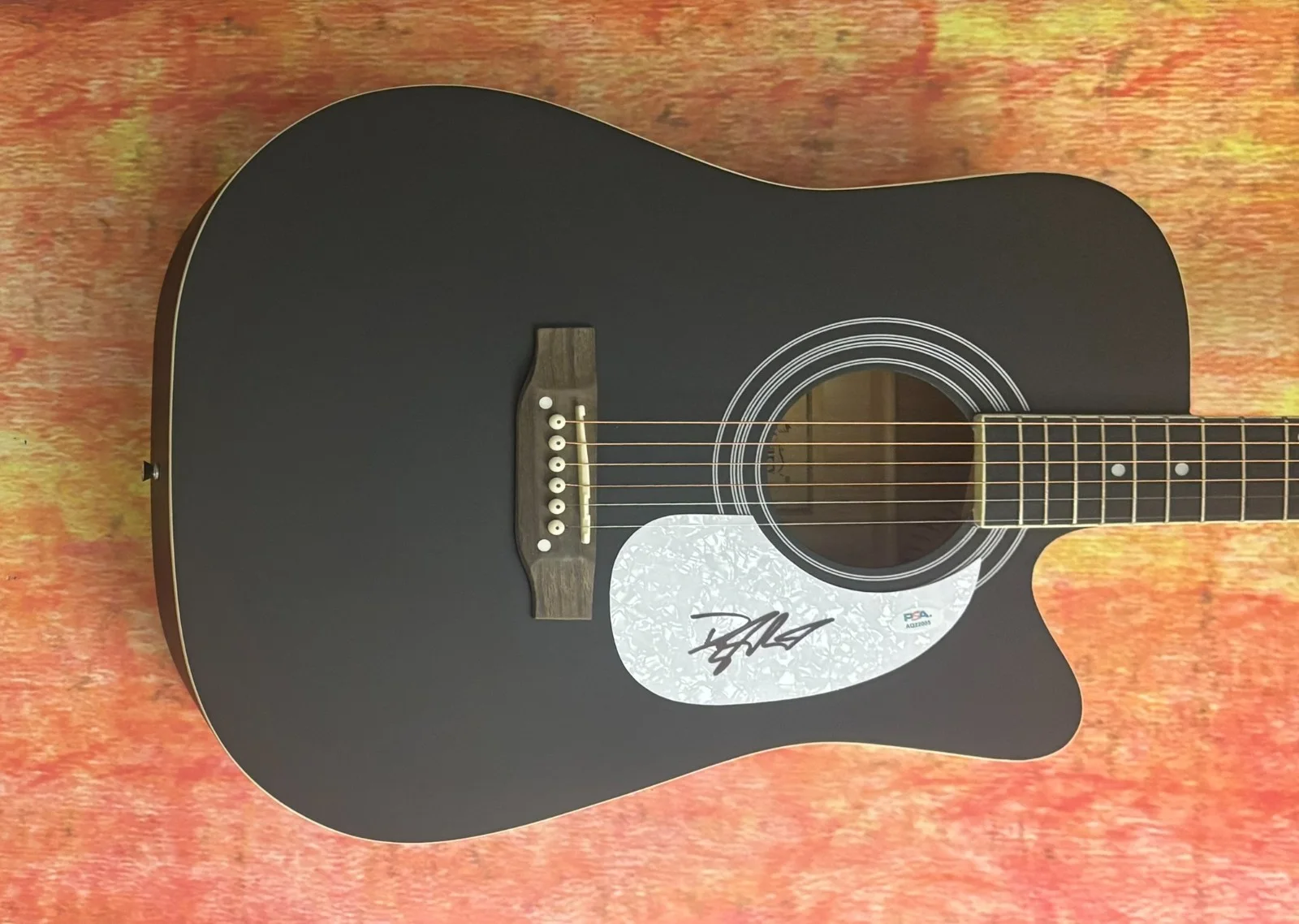 PSA Boys Back Home Star * DYLAN MARLOWE * Signed 41" Acoustic Guitar COA, image 2