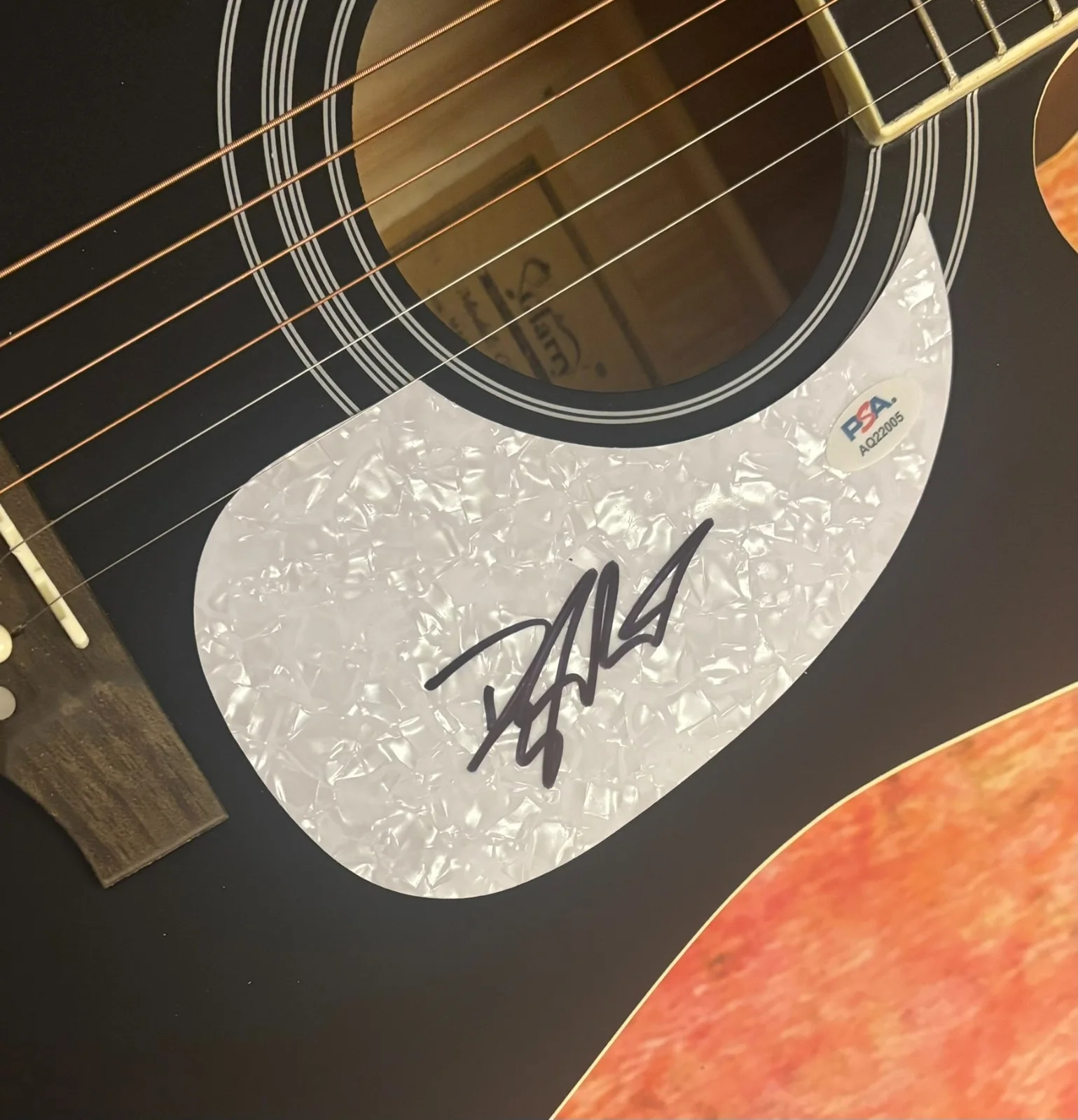 PSA Boys Back Home Star * DYLAN MARLOWE * Signed 41" Acoustic Guitar COA, image 5