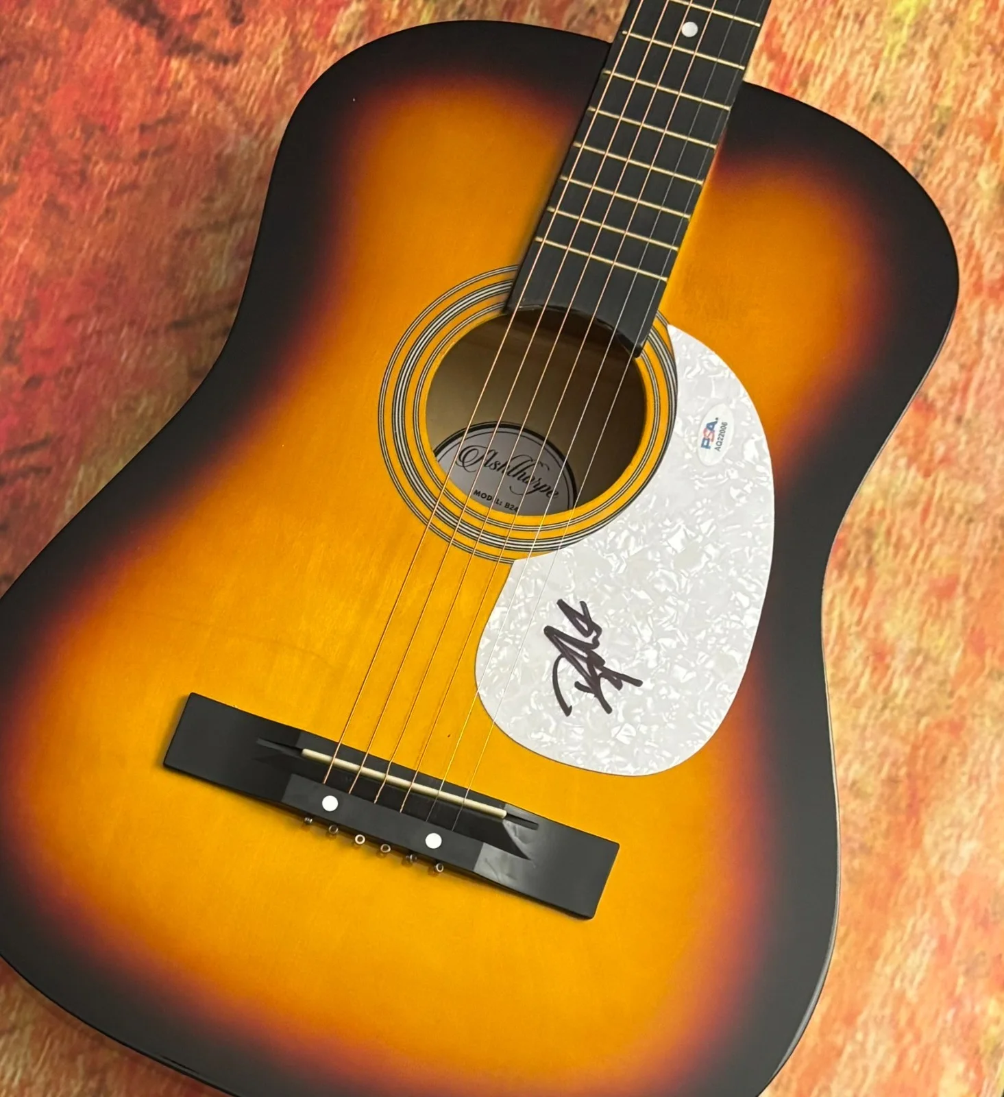 PSA Boys Back Home Star * DYLAN MARLOWE * Signed Acoustic Guitar COA, image 3
