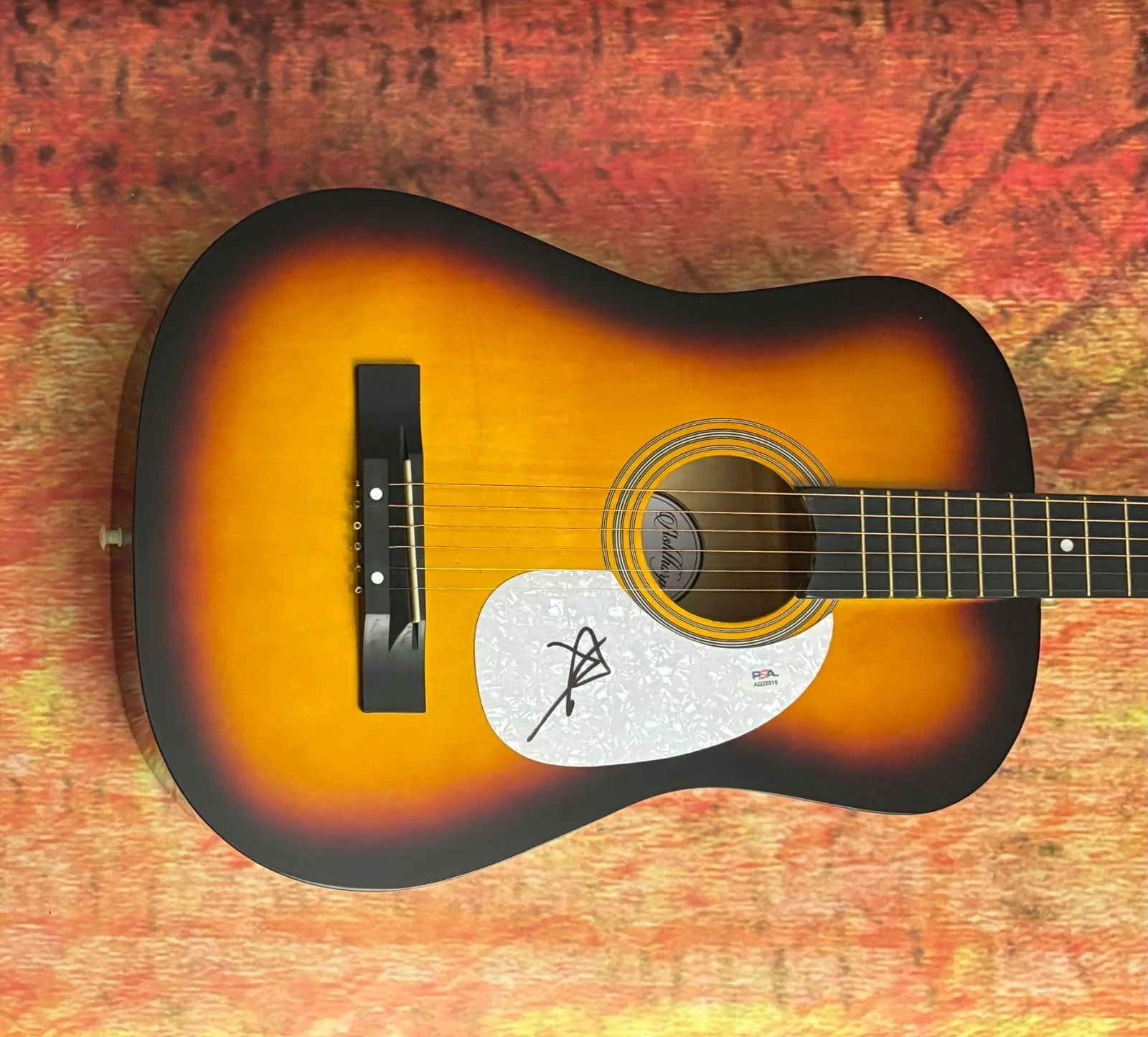 PSA Best Shot Country Star * JIMMIE ALLEN * Signed Acoustic Guitar COA, изображение 2