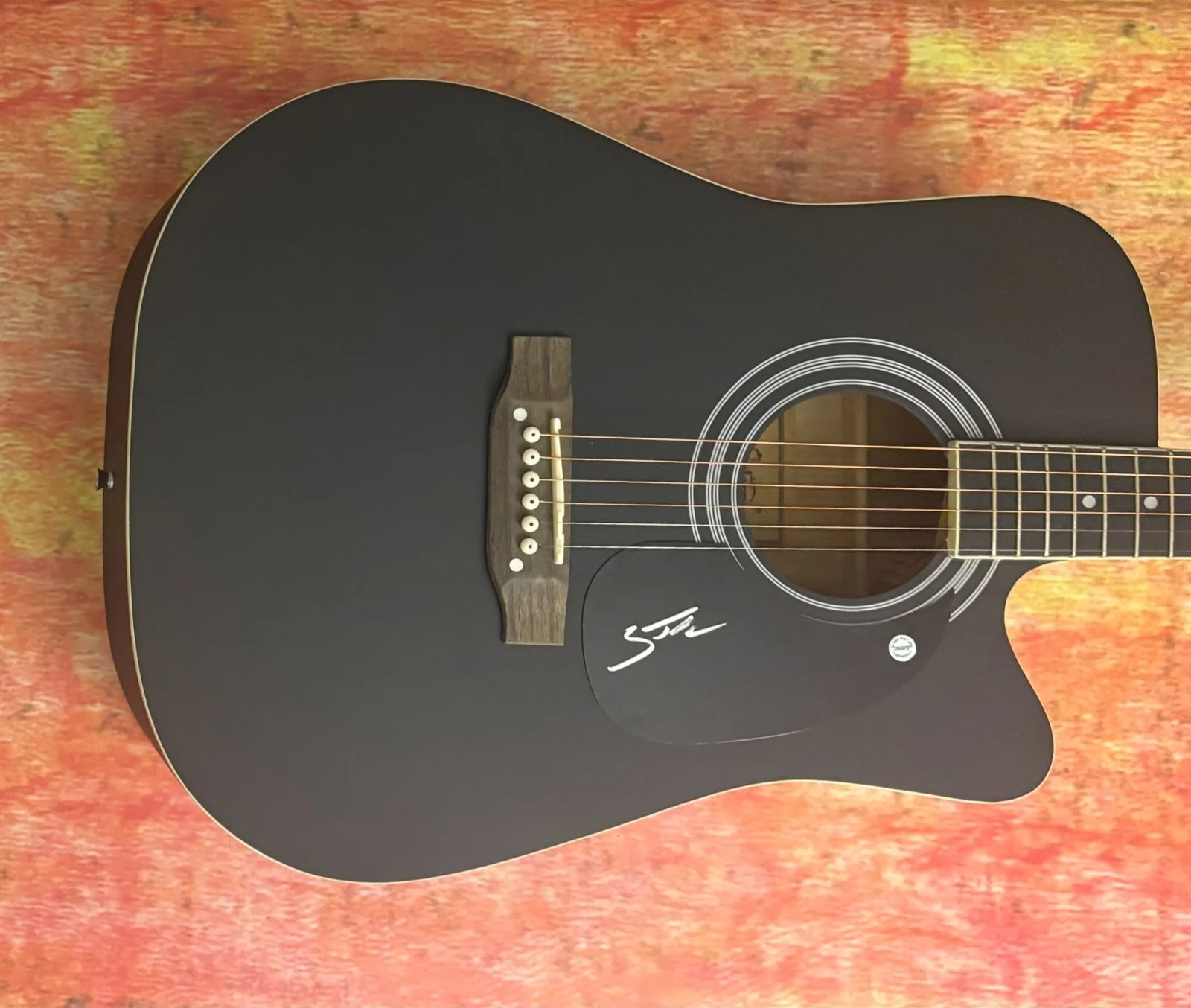 GFA Slow Down Lose You Star * ZACH JOHN KING * Signed 41" Acoustic Guitar COA, изображение 2