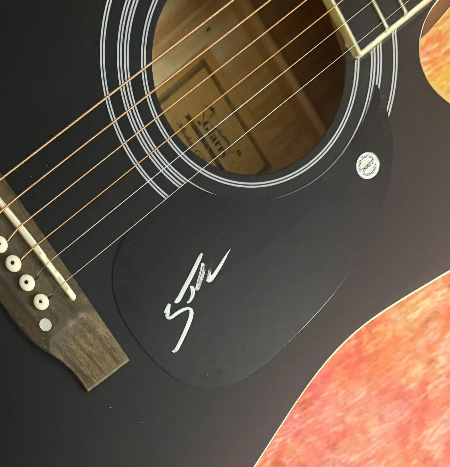 GFA Slow Down Lose You Star * ZACH JOHN KING * Signed 41" Acoustic Guitar COA, изображение 5