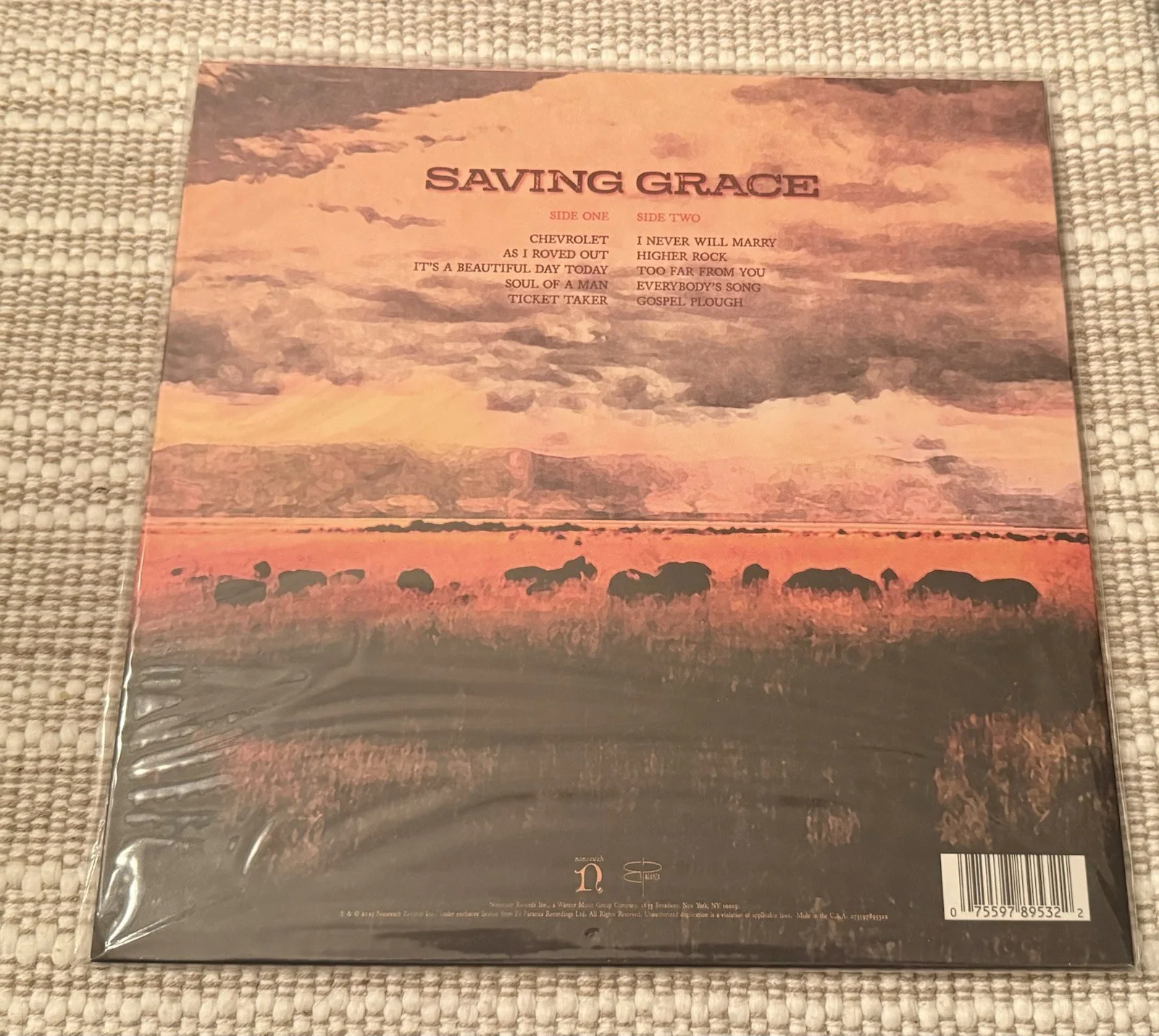 Robert Plant Signed Autographed Saving Grace Vinyl Record Cover Led Zeppelin New, image 2