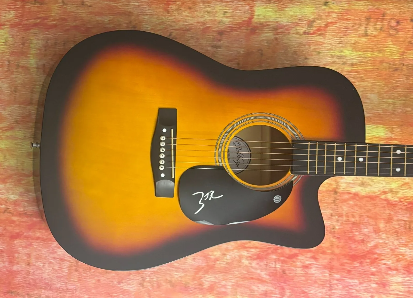 GFA Slow Down Lose You Star * ZACH JOHN KING * Signed 41" Acoustic Guitar COA, изображение 3
