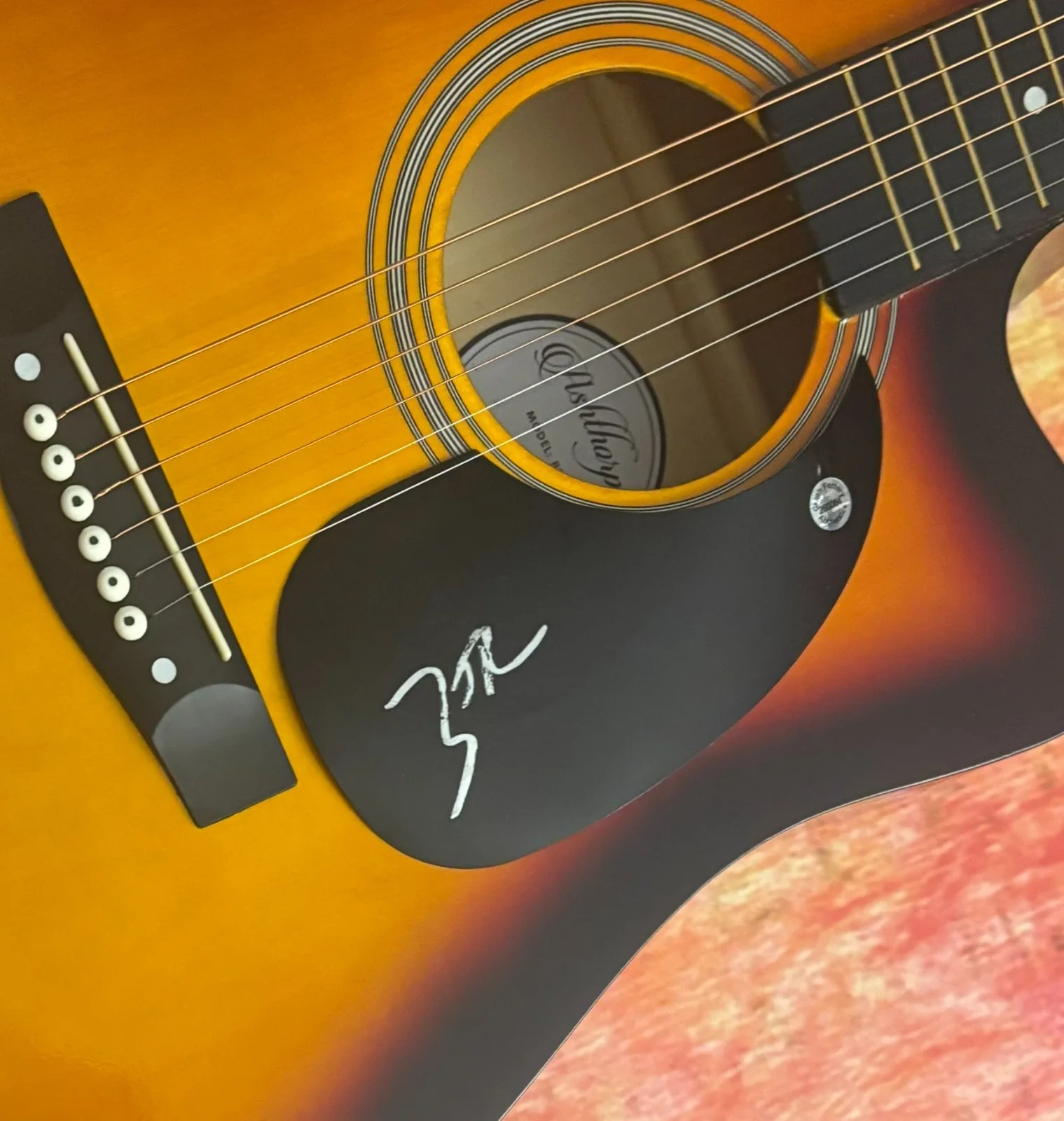 GFA Slow Down Lose You Star * ZACH JOHN KING * Signed 41" Acoustic Guitar COA, изображение 4