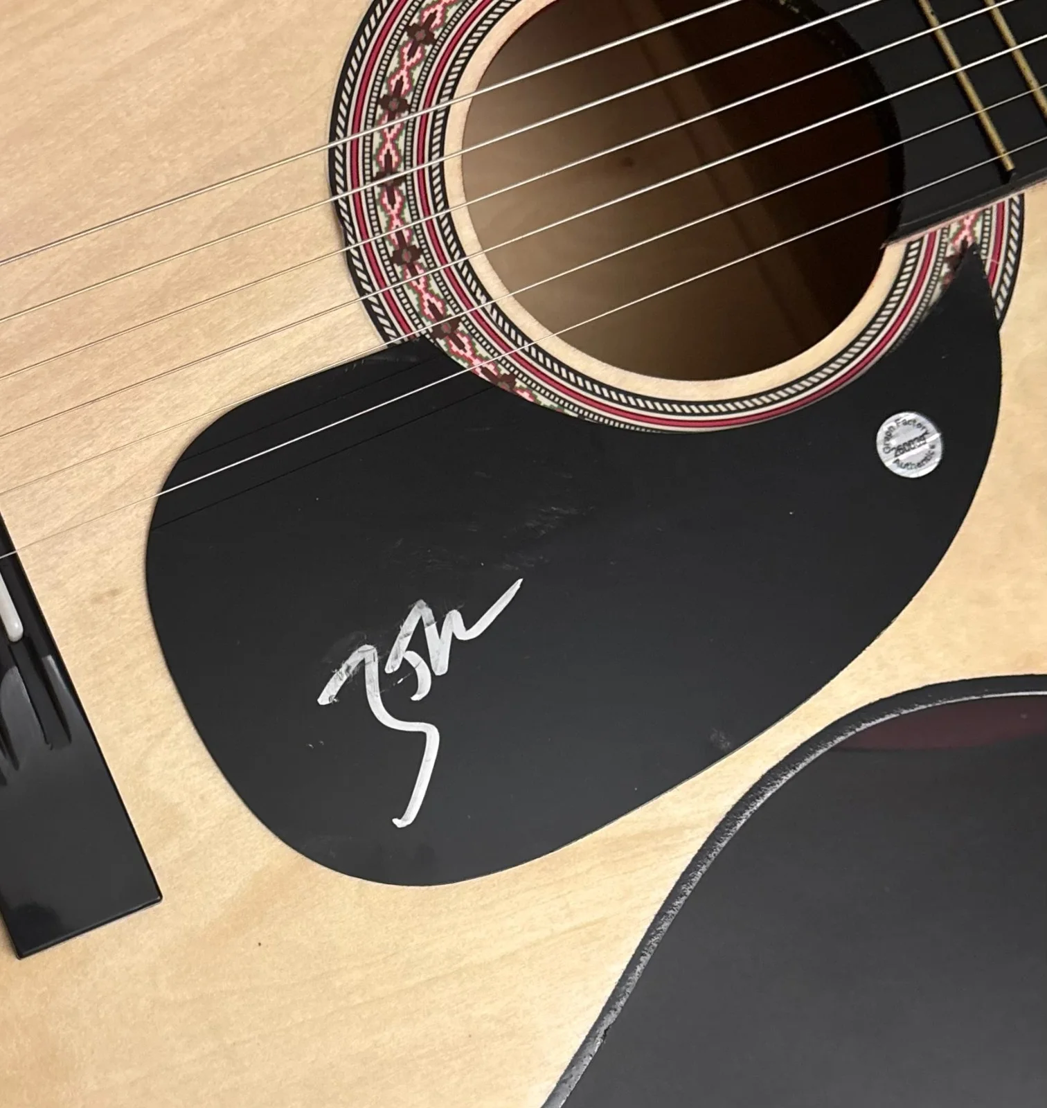 GFA Slow Down Lose You Star * ZACH JOHN KING * Signed Acoustic Guitar COA, изображение 5