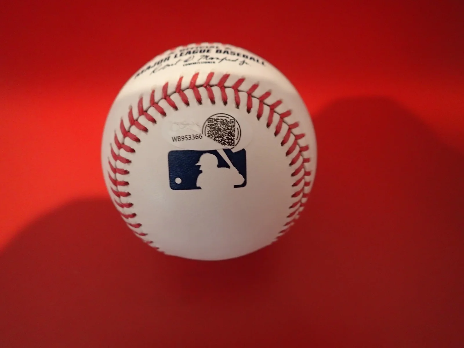 Terry Pendleton — Terry Pendleton Signed MLB Baseball W/ 91 NL MVP JSA WB953366, изображение 2