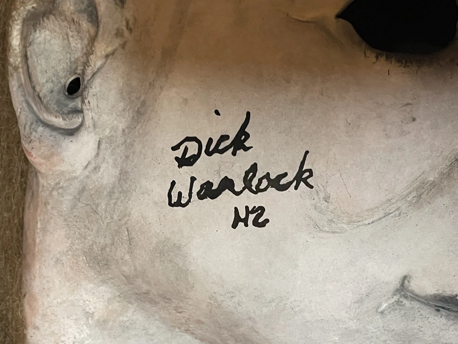 John Carpenter, Dick Warlock — Halloween II Dick Warlock John Carpenter Signed NECA Deluxe Michael Myers Mask, image 4