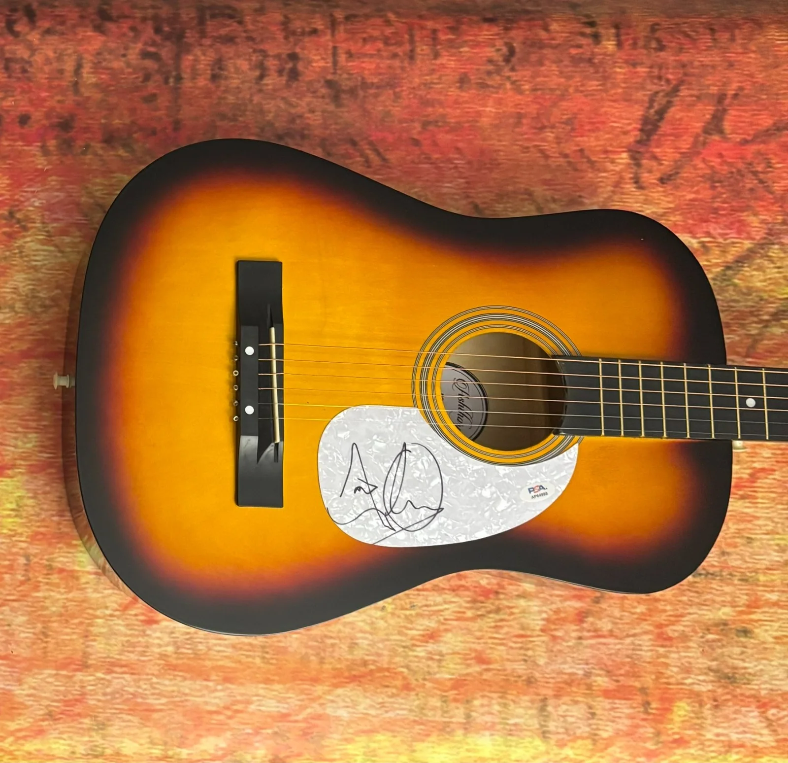 PSA Savatage Band Frontman * JON OLIVA * Signed Acoustic Guitar PROOF COA, изображение 2