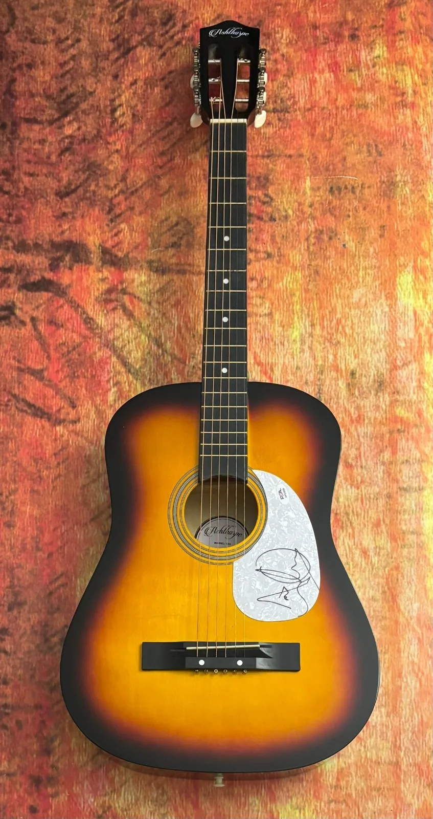 PSA Savatage Band Frontman * JON OLIVA * Signed Acoustic Guitar PROOF COA, изображение 3