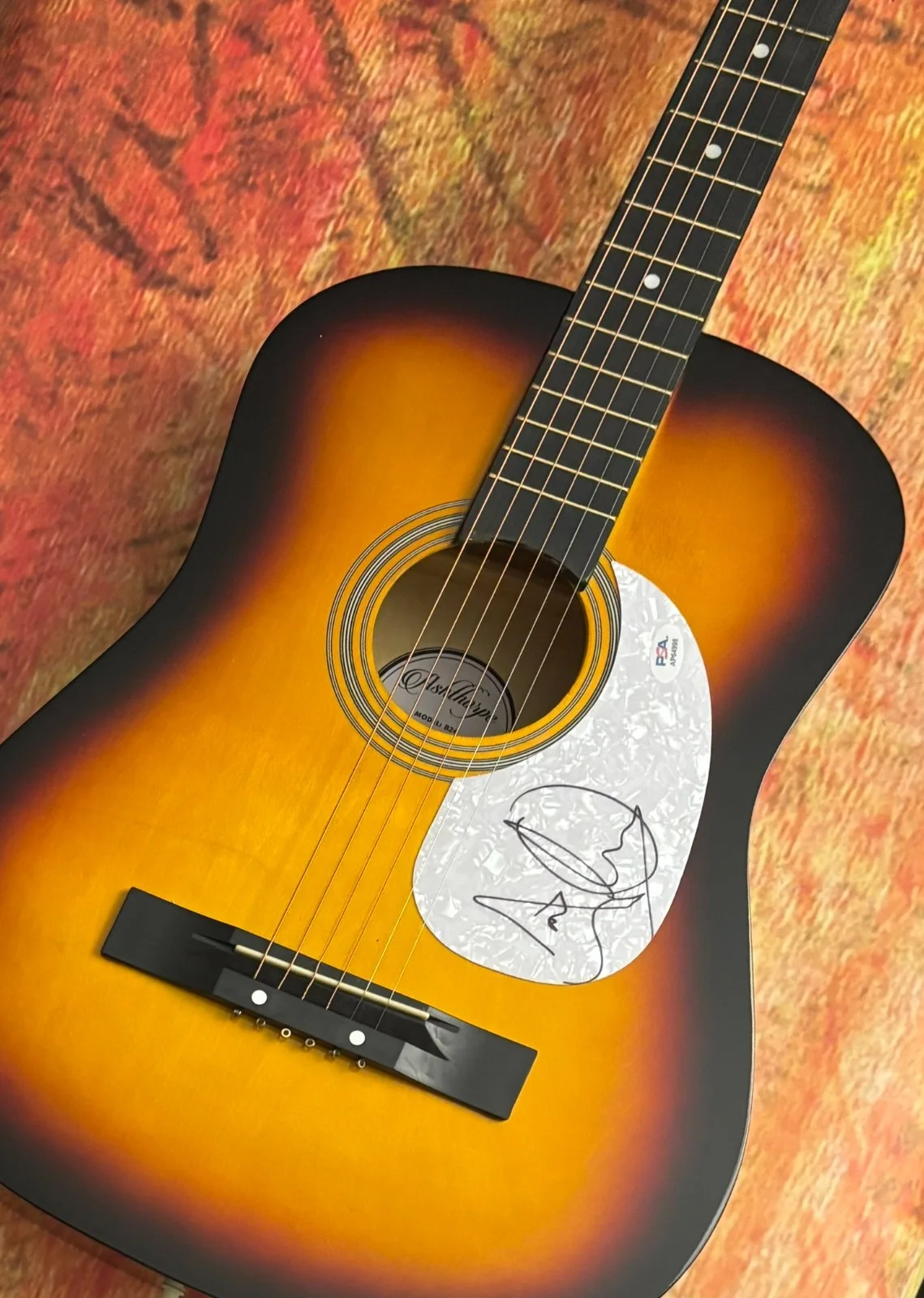 PSA Savatage Band Frontman * JON OLIVA * Signed Acoustic Guitar PROOF COA, изображение 4
