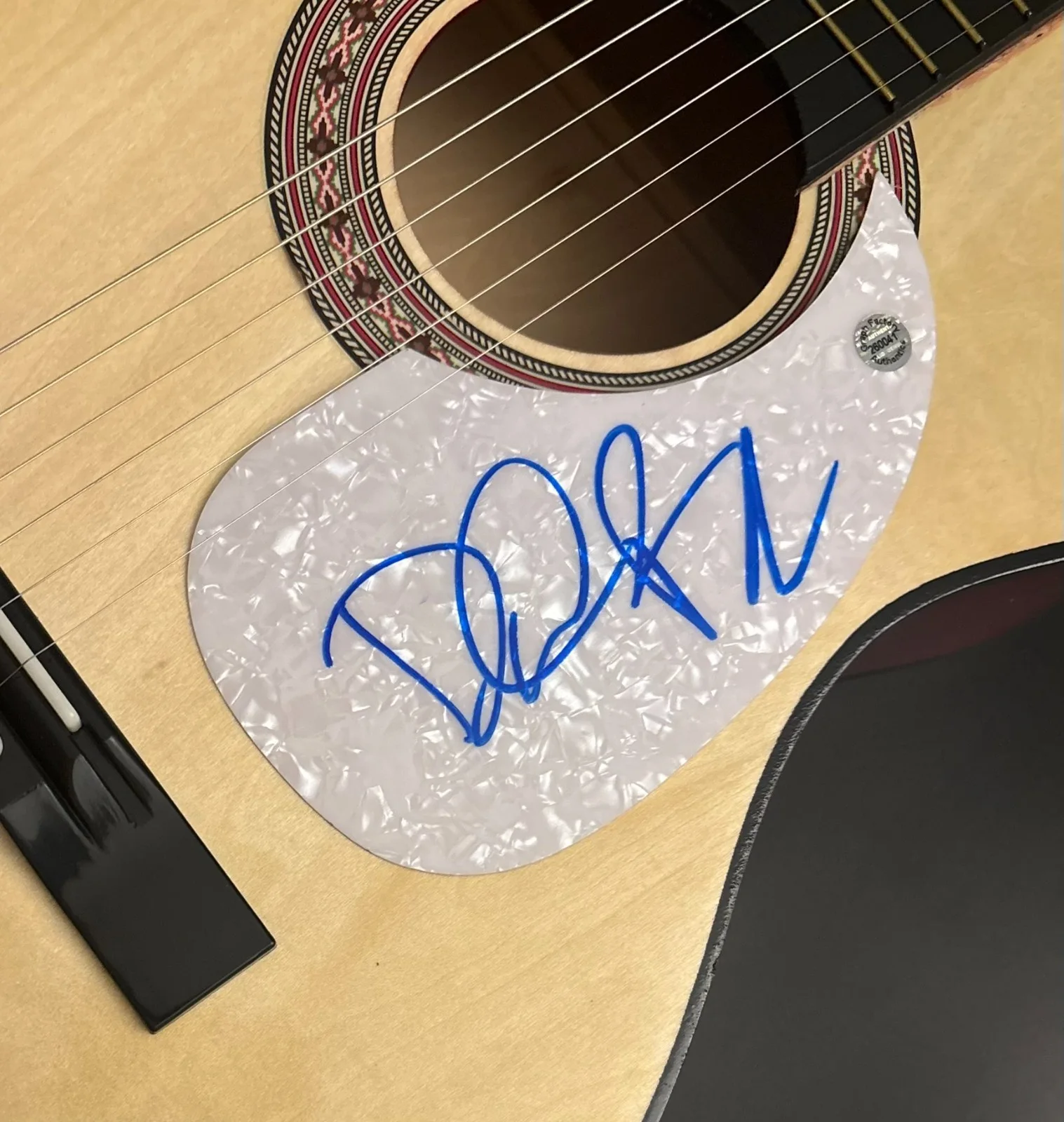 GFA Mama Can't Help You Singer * DOYLE BRAMHALL II * Signed Acoustic Guitar COA, image 4