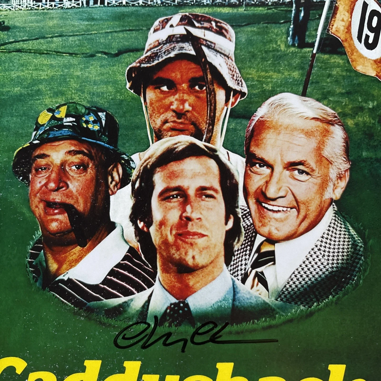 Chevy Chase — Chevy Chase Autographed 11X17 Caddyshack Movie Poster - Beckett Hologram, изображение 4