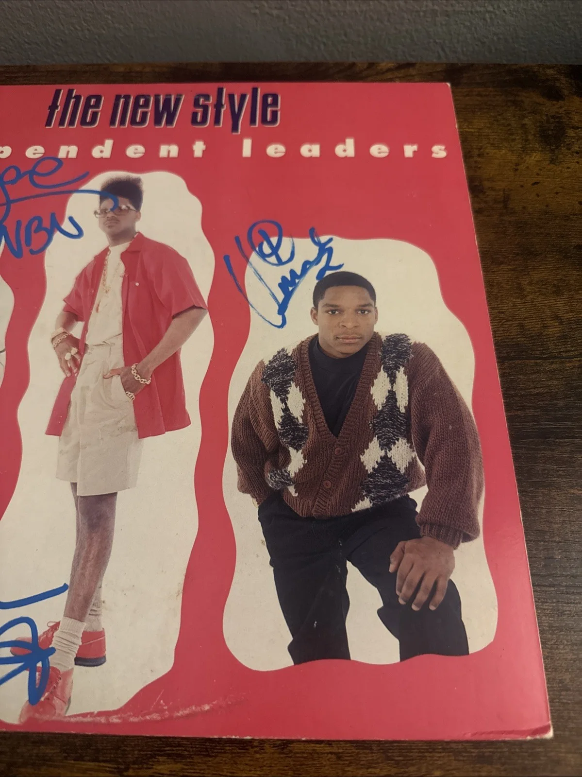 TREACH VIN Rock Kay Gee SIGNED The New Style VINYL NAUGHTY BY NATURE, изображение 3