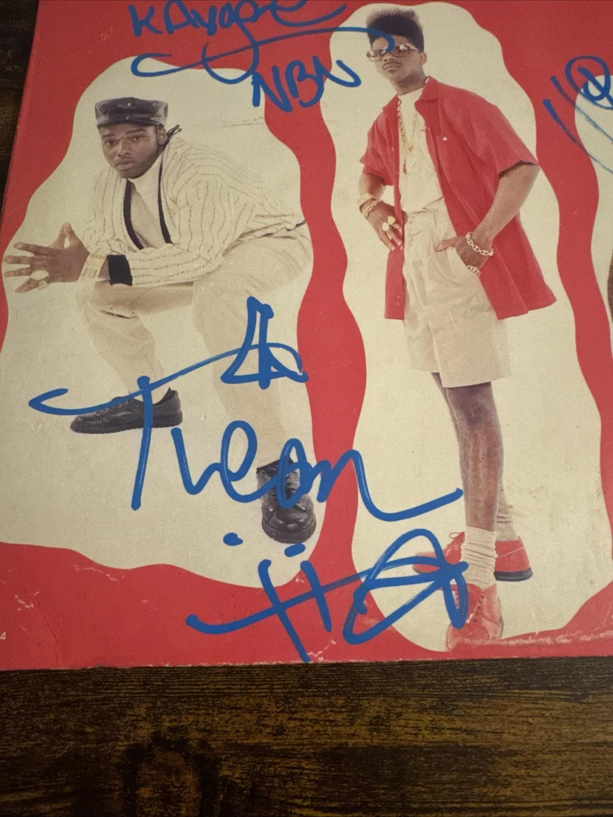 TREACH VIN Rock Kay Gee SIGNED The New Style VINYL NAUGHTY BY NATURE, изображение 4