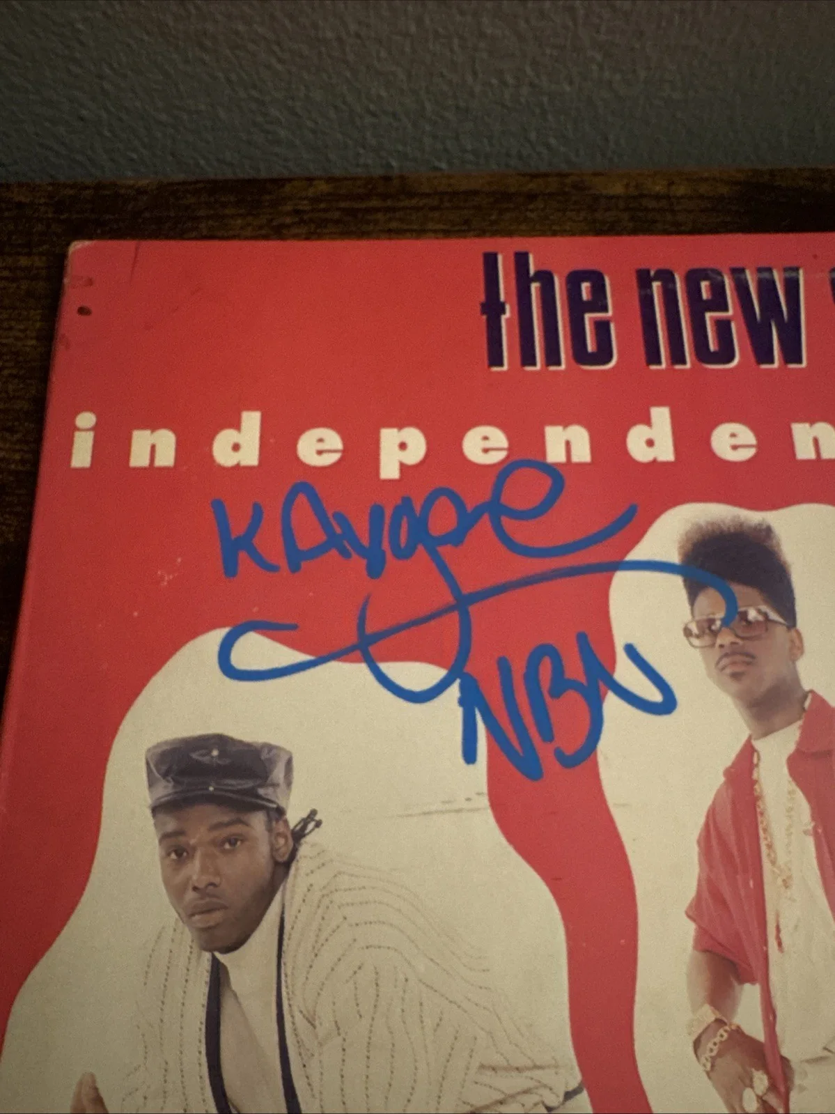 TREACH VIN Rock Kay Gee SIGNED The New Style VINYL NAUGHTY BY NATURE, изображение 5