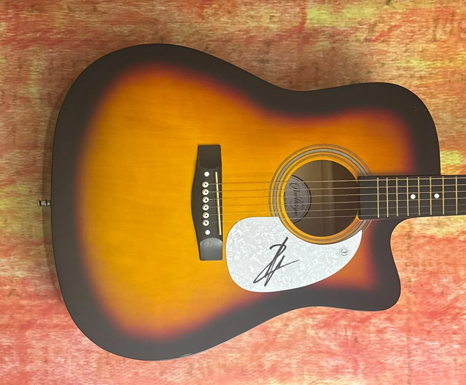 GFA Creed Human Clay * SCOTT STAPP * Signed 41" Acoustic Guitar PROOF COA, изображение 2